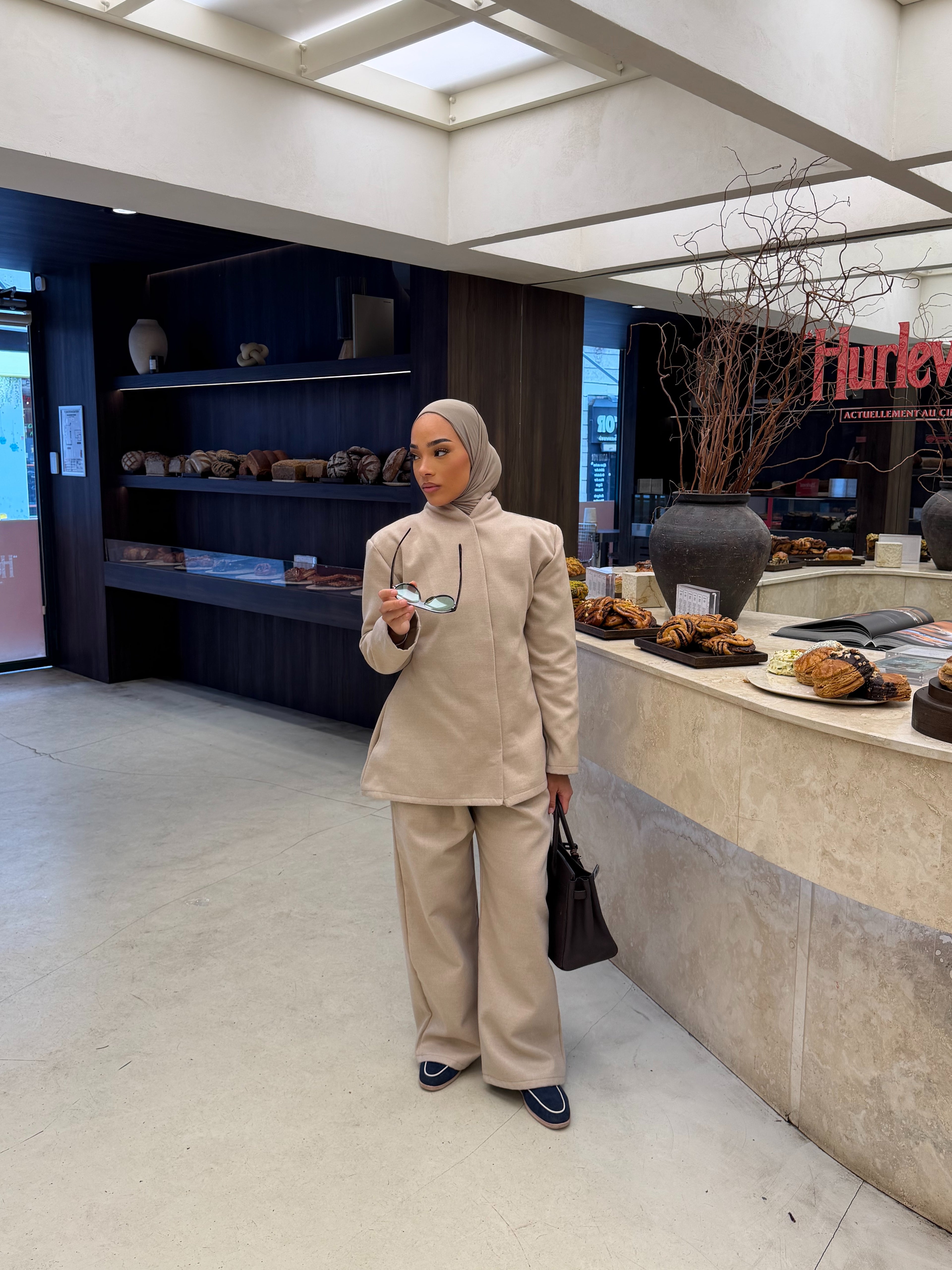 Ensemble Blazer Ornella Beige