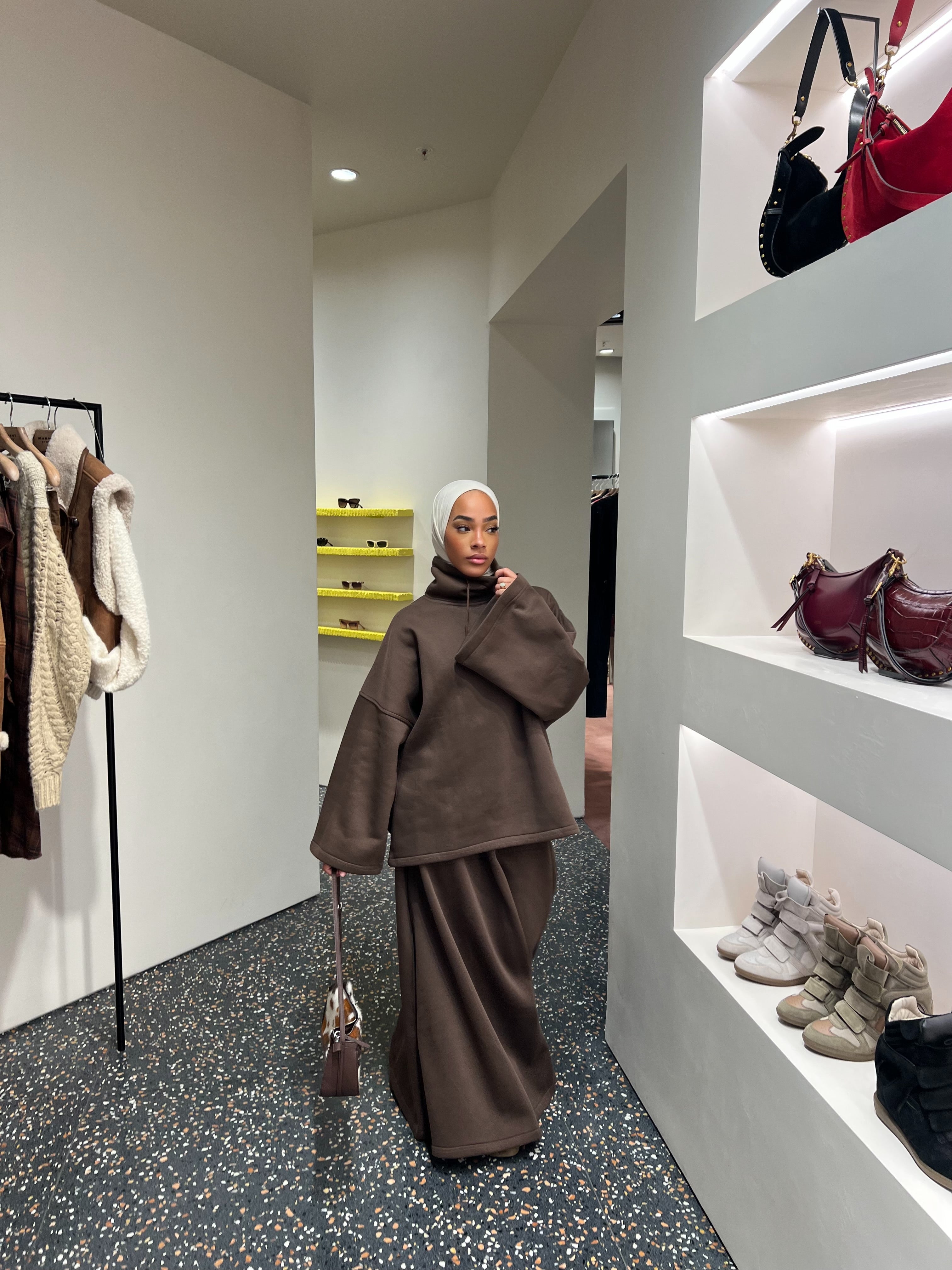 Ensemble Ayna Marron { ⚠️ voir description }