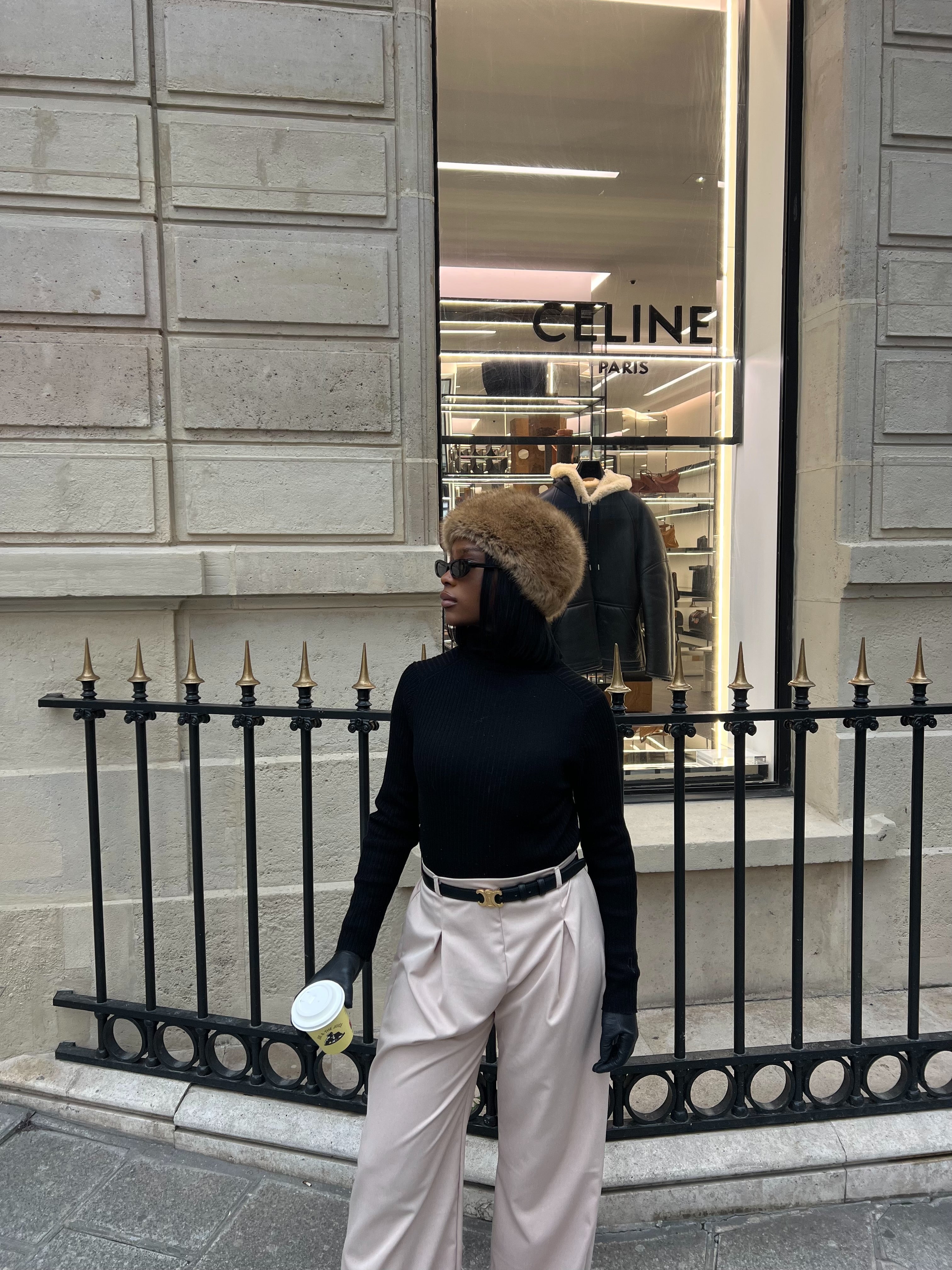 Pantalon Pince Beige