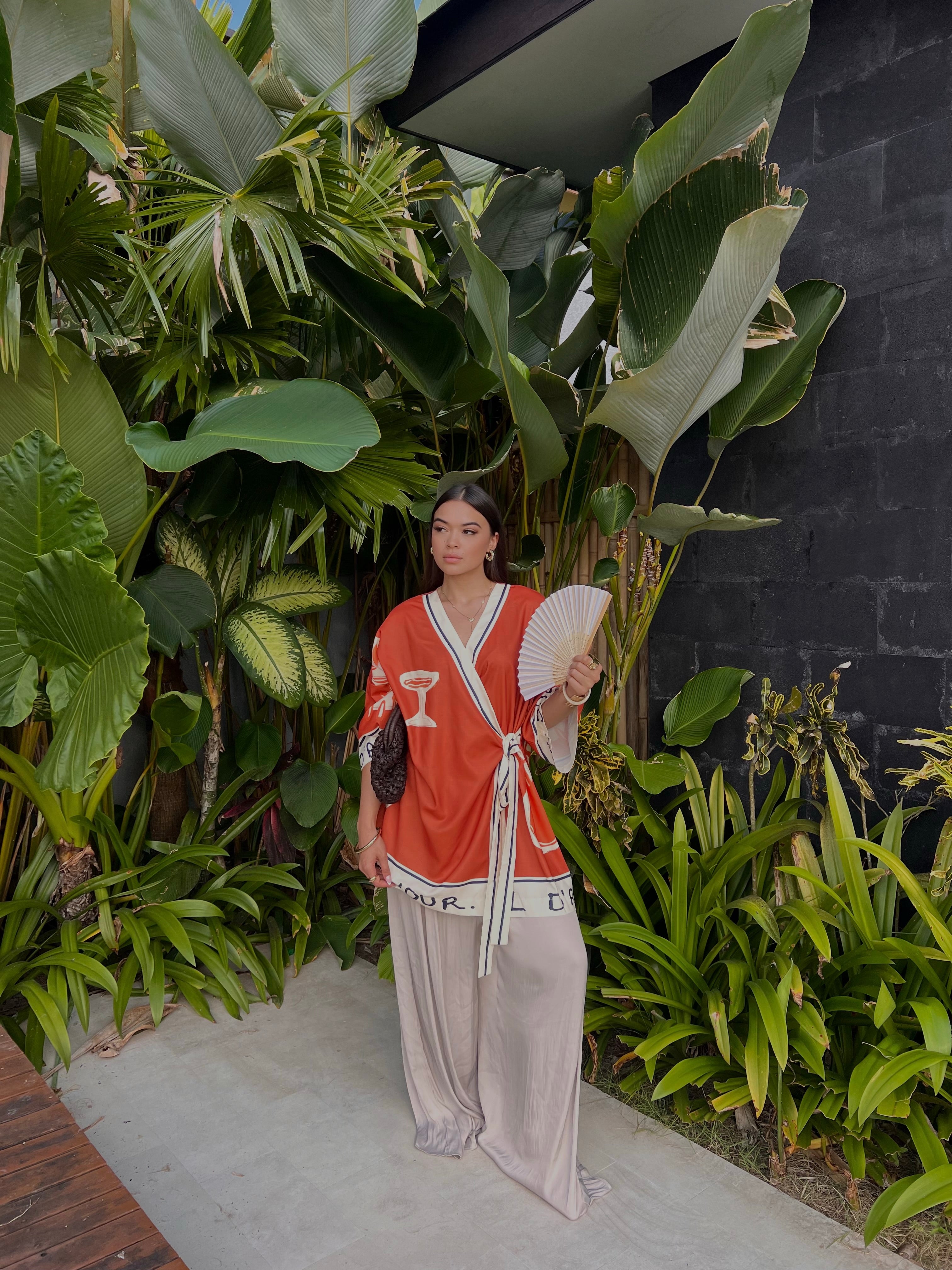 Kimono Célia - Camel