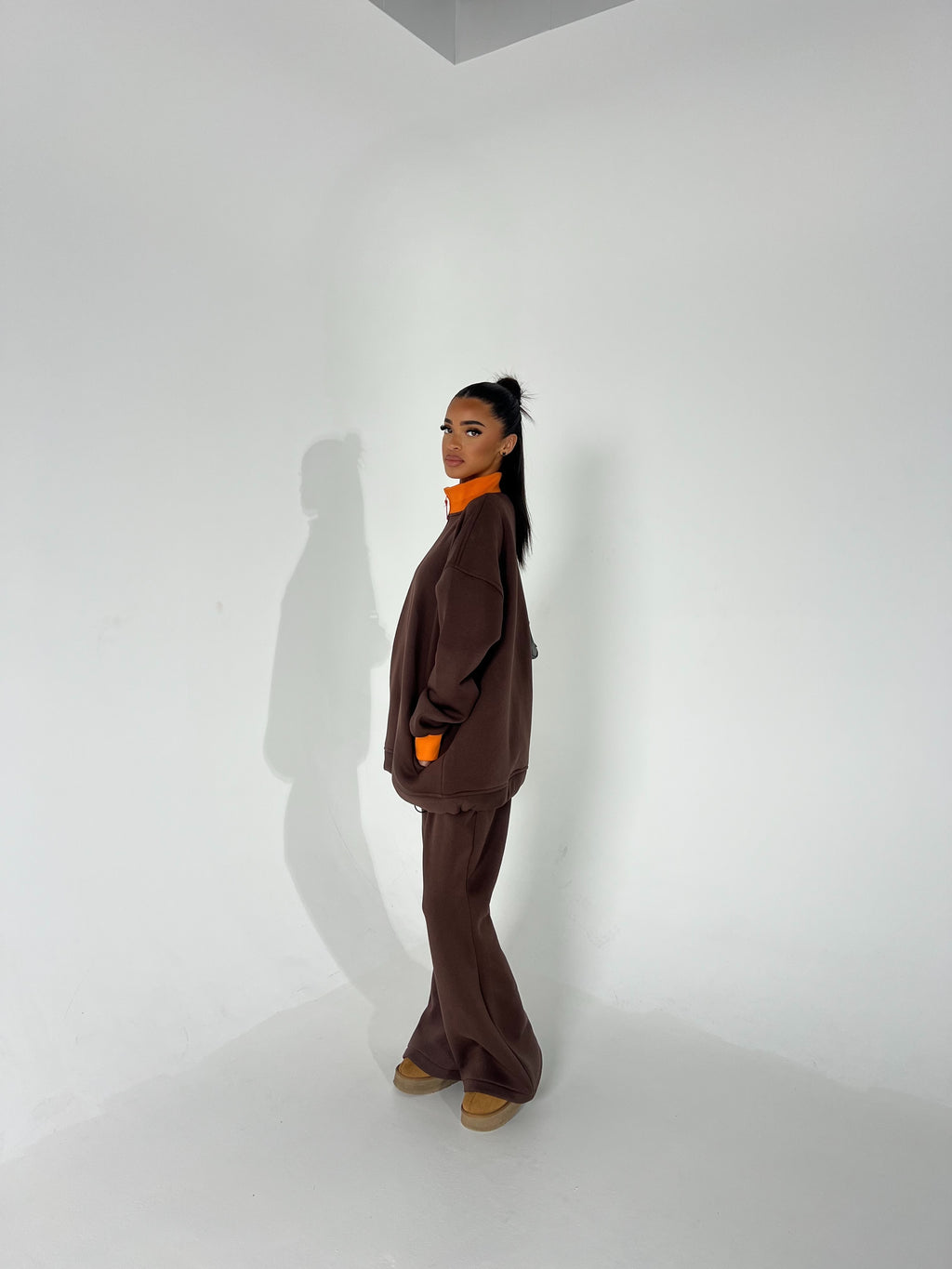 Ensemble Vichy Marron