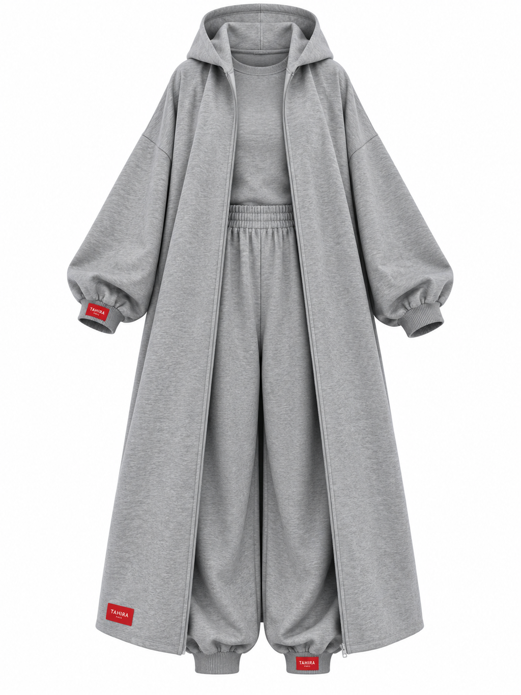 Sweat-Ensemble Grau by Tahira