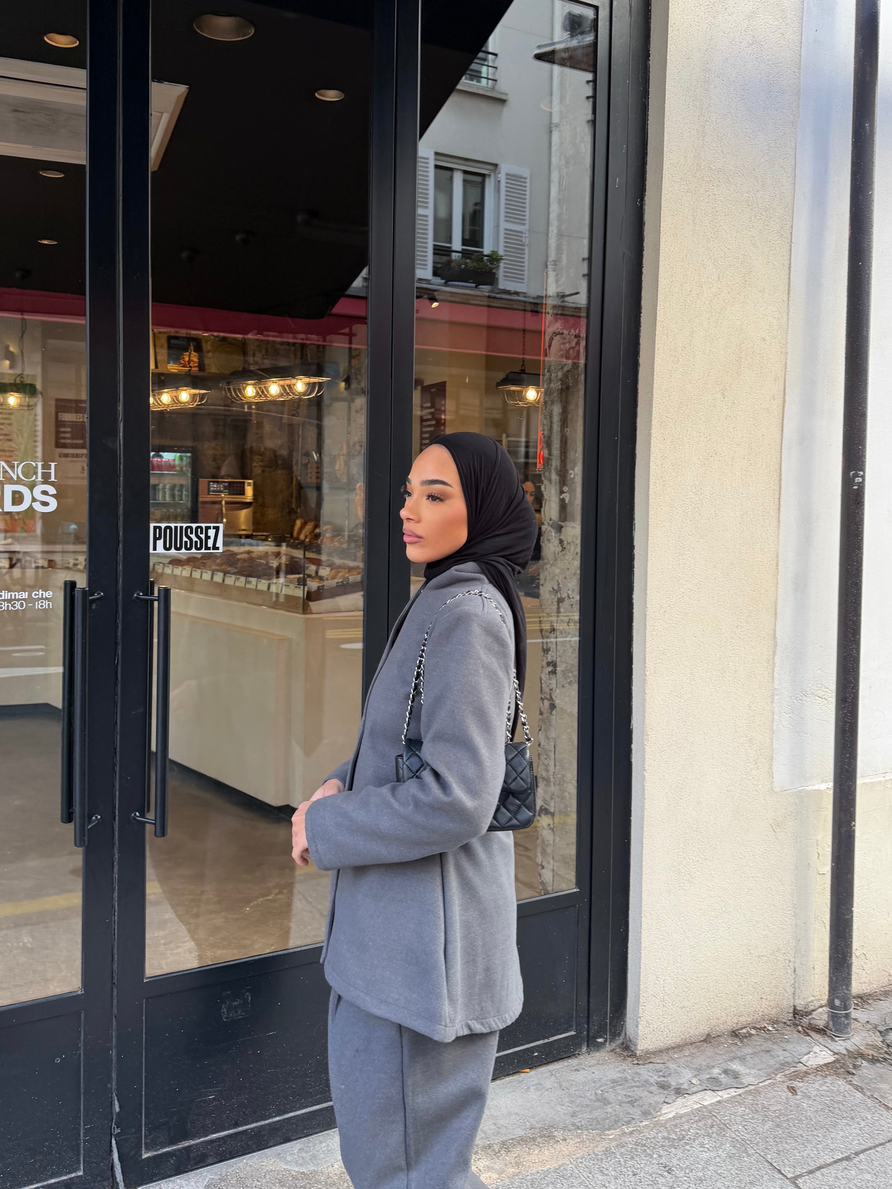 Ensemble Blazer Ornella Gris foncé