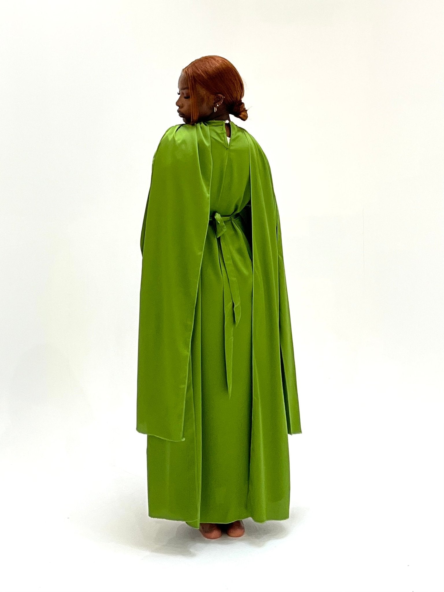 Abaya Belissima Vert Olive - TAHIRA
