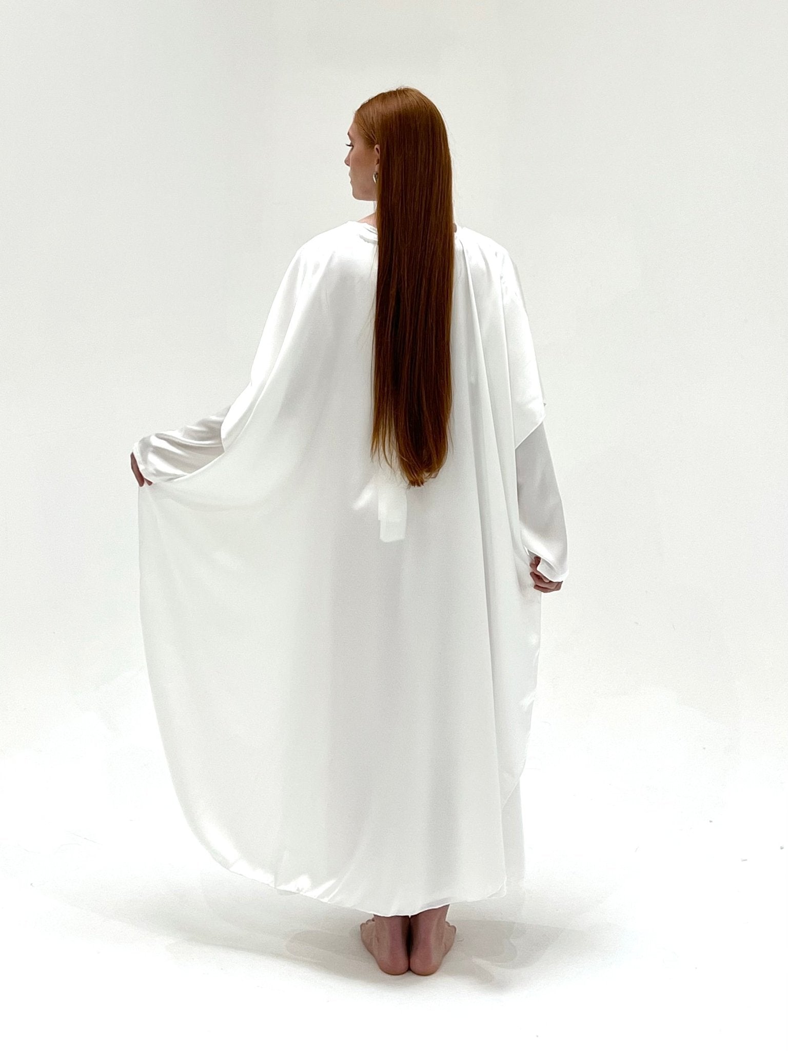 Abaya Cap Orelle Blanche - TAHIRA