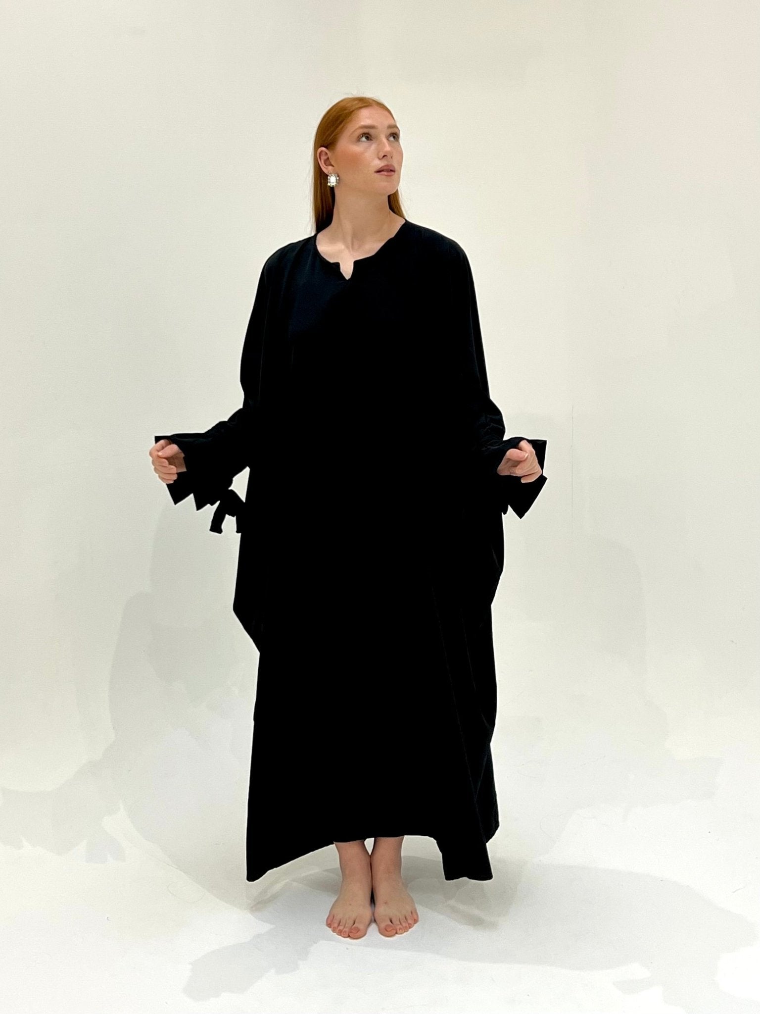 Abaya Emiratie Saoudienne Bleu Nuit - TAHIRA