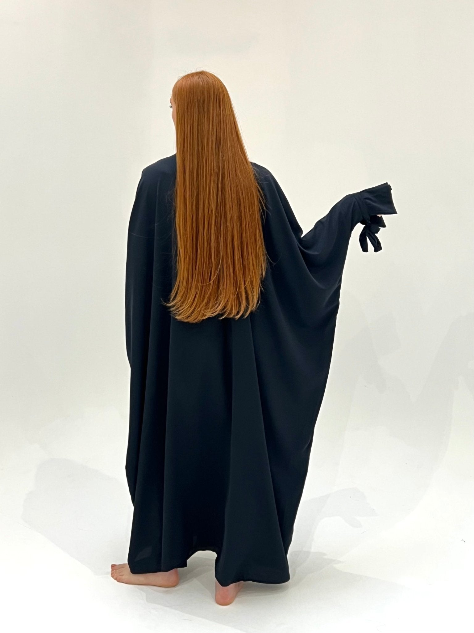 Abaya Emiratie Saoudienne Bleu Nuit - TAHIRA
