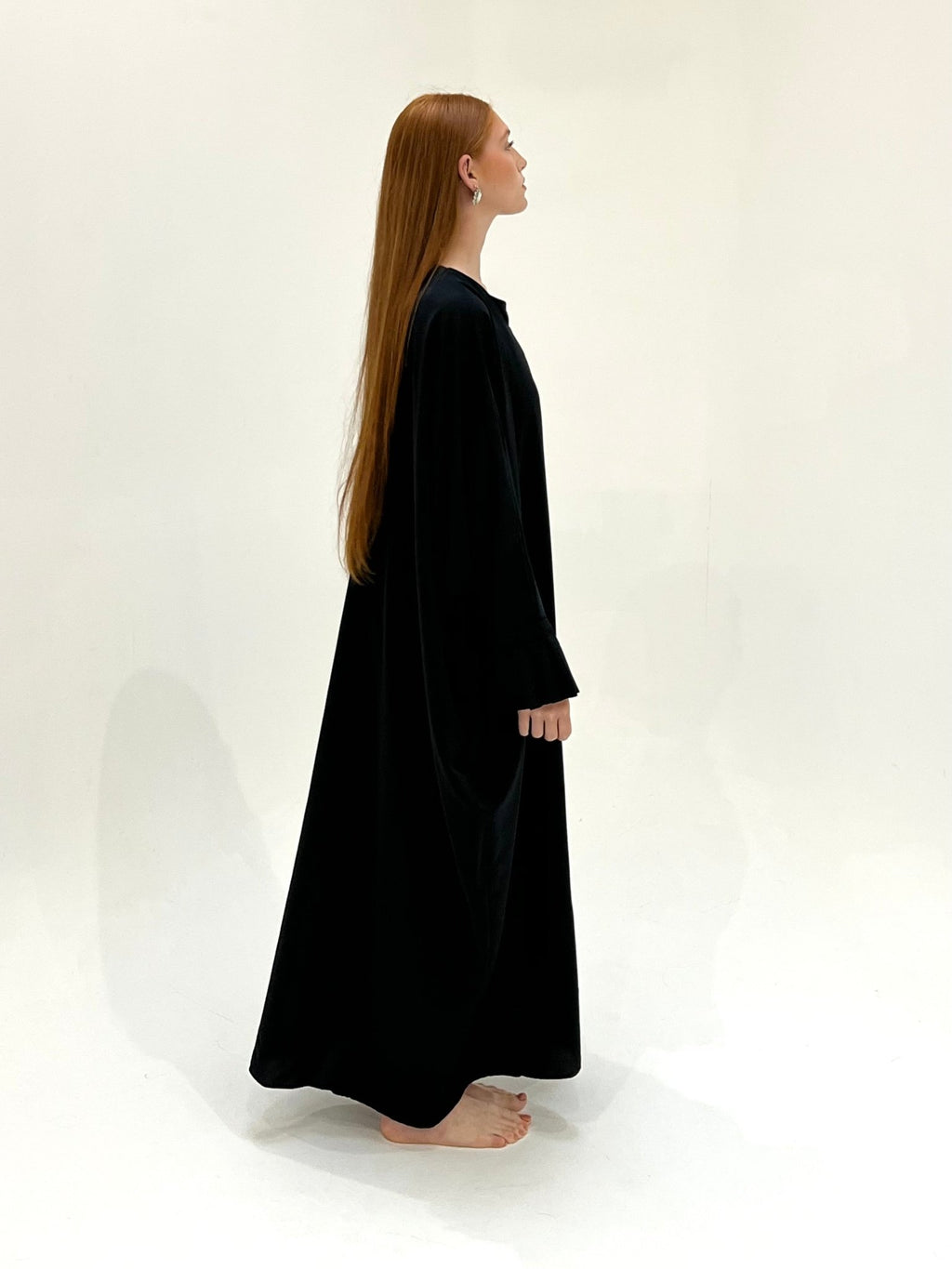 Abaya Emiratie Saoudienne Bleu Nuit - TAHIRA