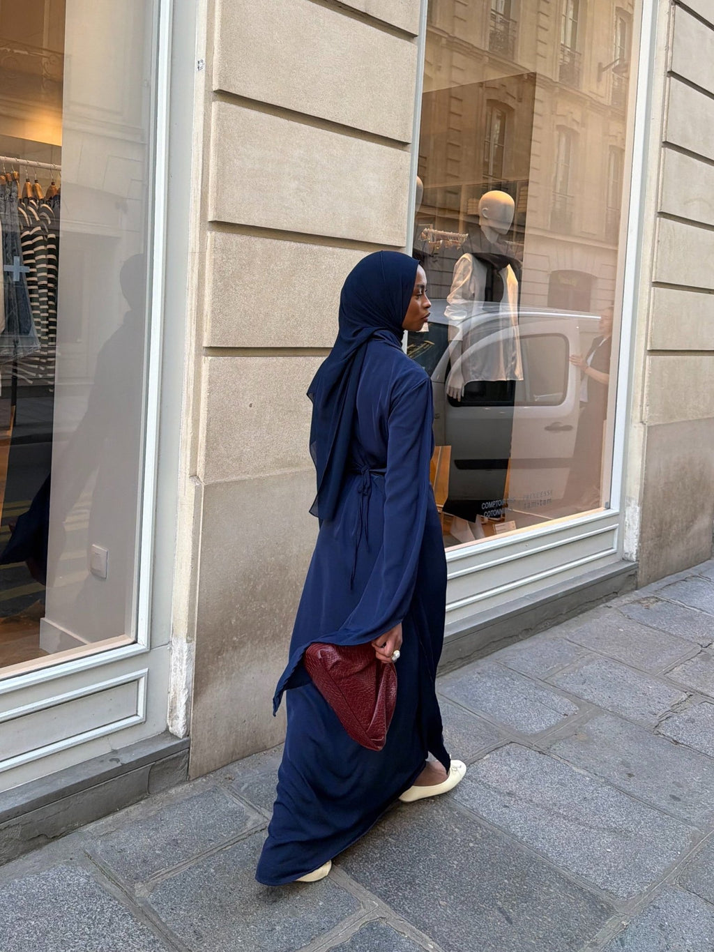 Abaya Orlando - Bleu Nuit - TAHIRA
