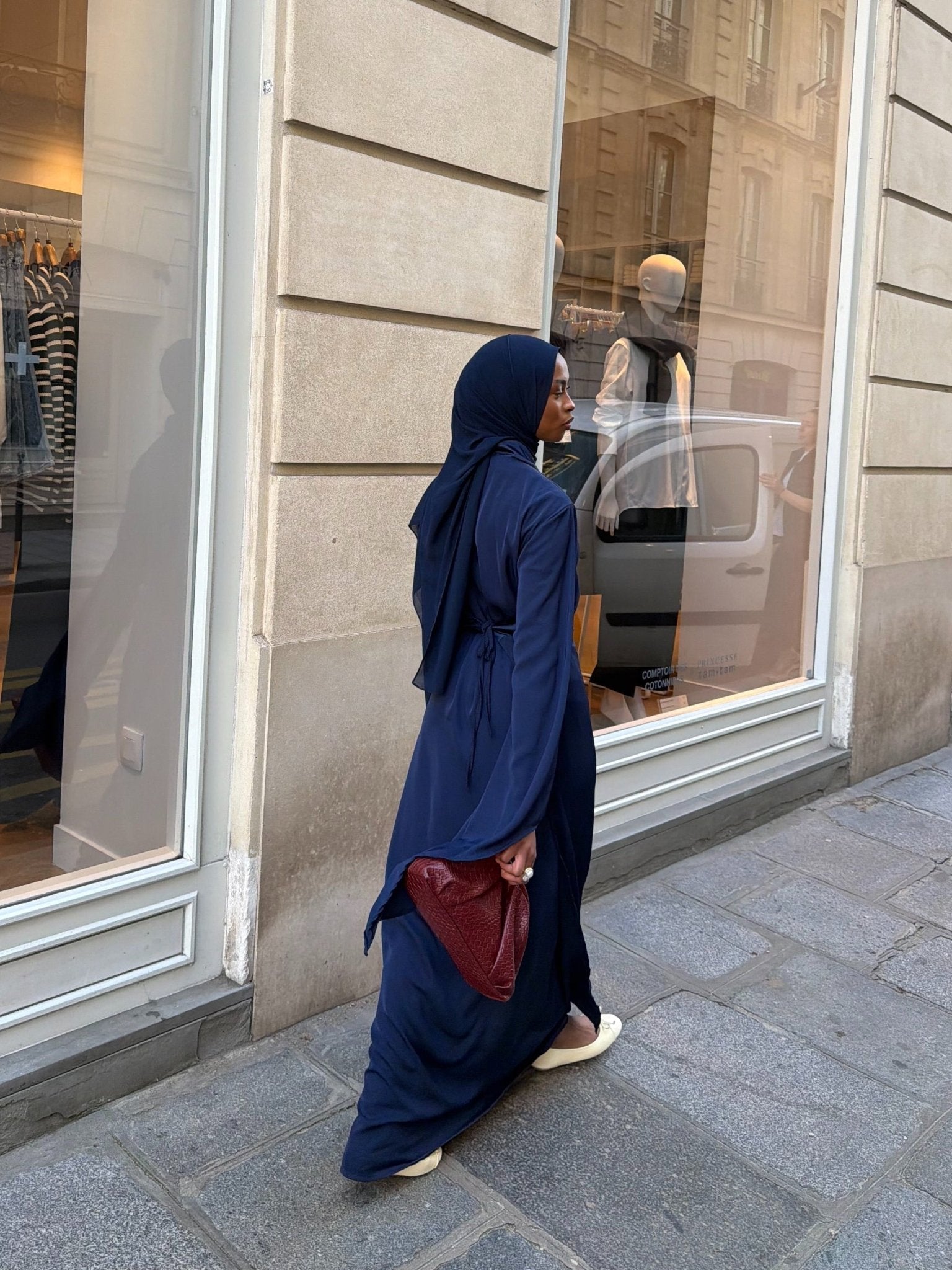 Abaya Orlando - Bleu Nuit - TAHIRA