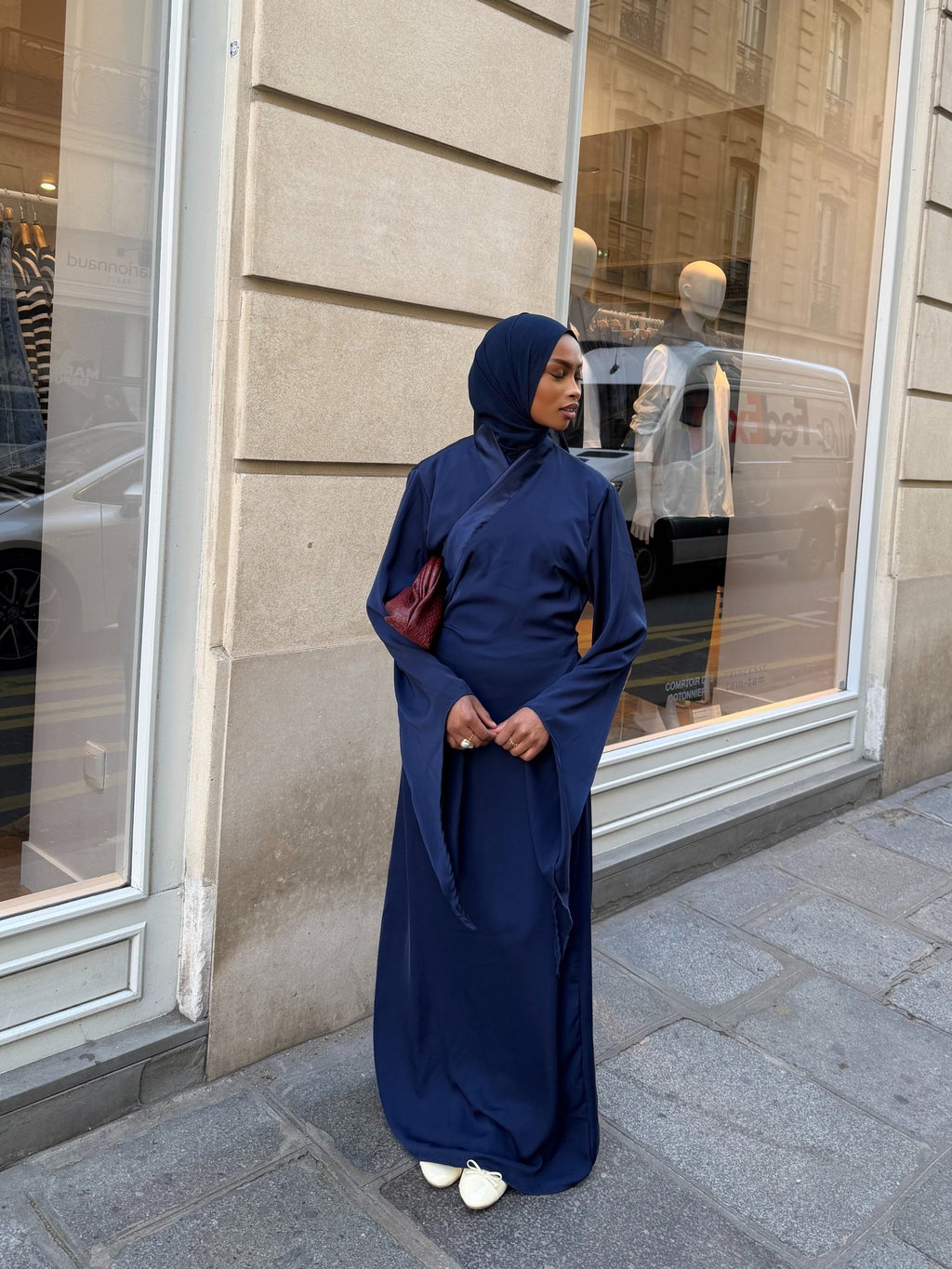 Abaya Orlando - Bleu Nuit - TAHIRA