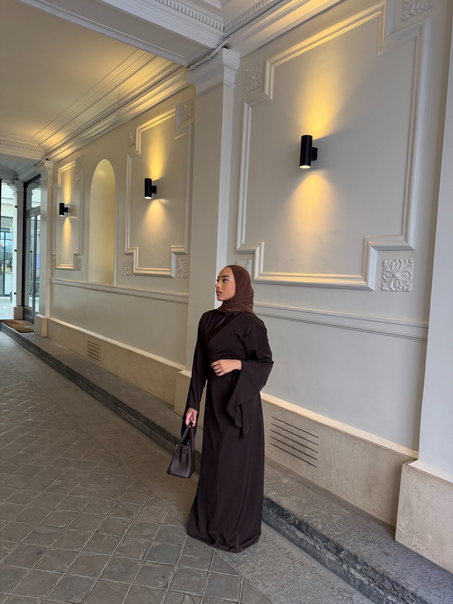 Abaya Orlando - Marron - TAHIRA