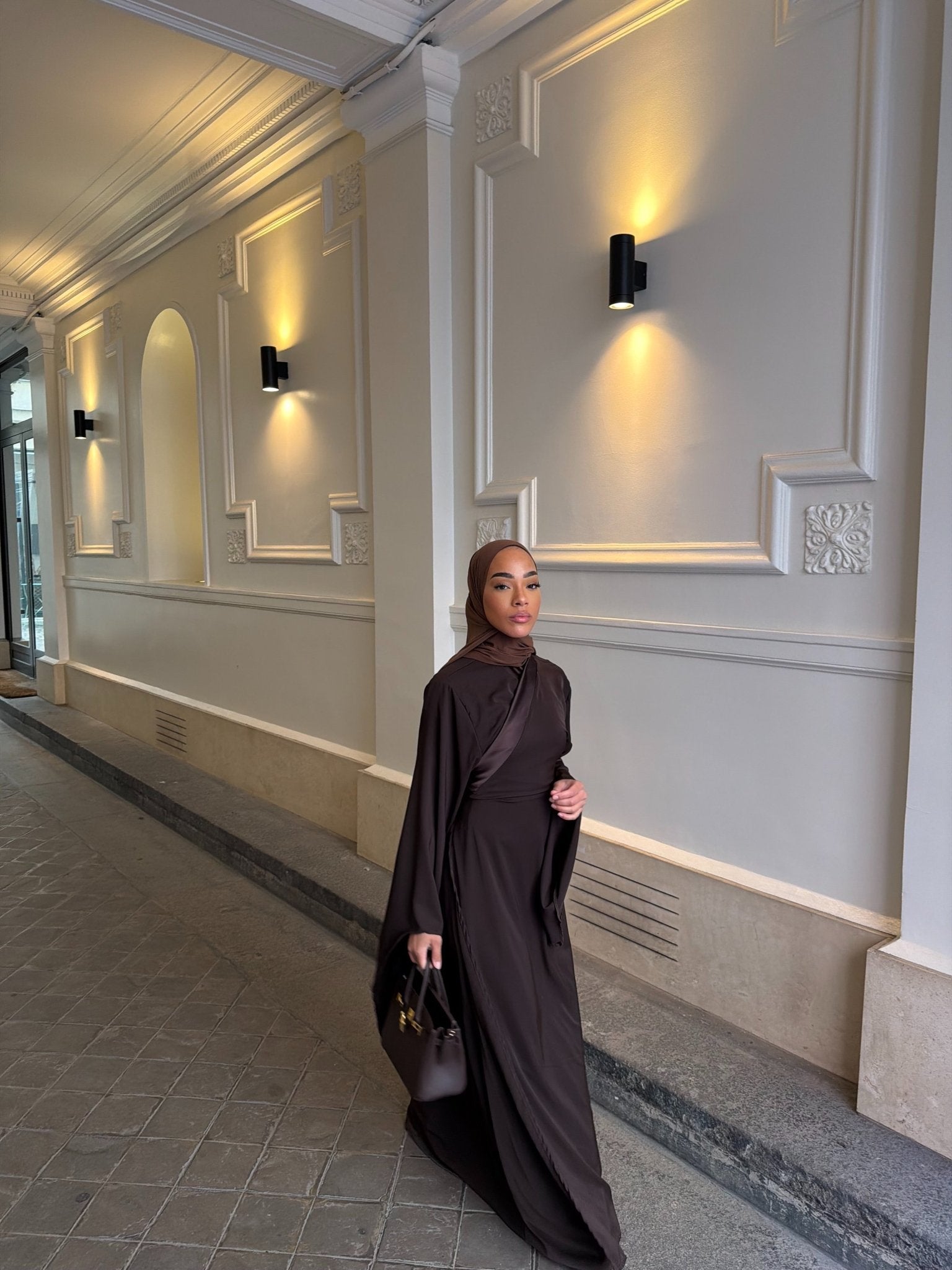 Abaya Orlando - Marron - TAHIRA