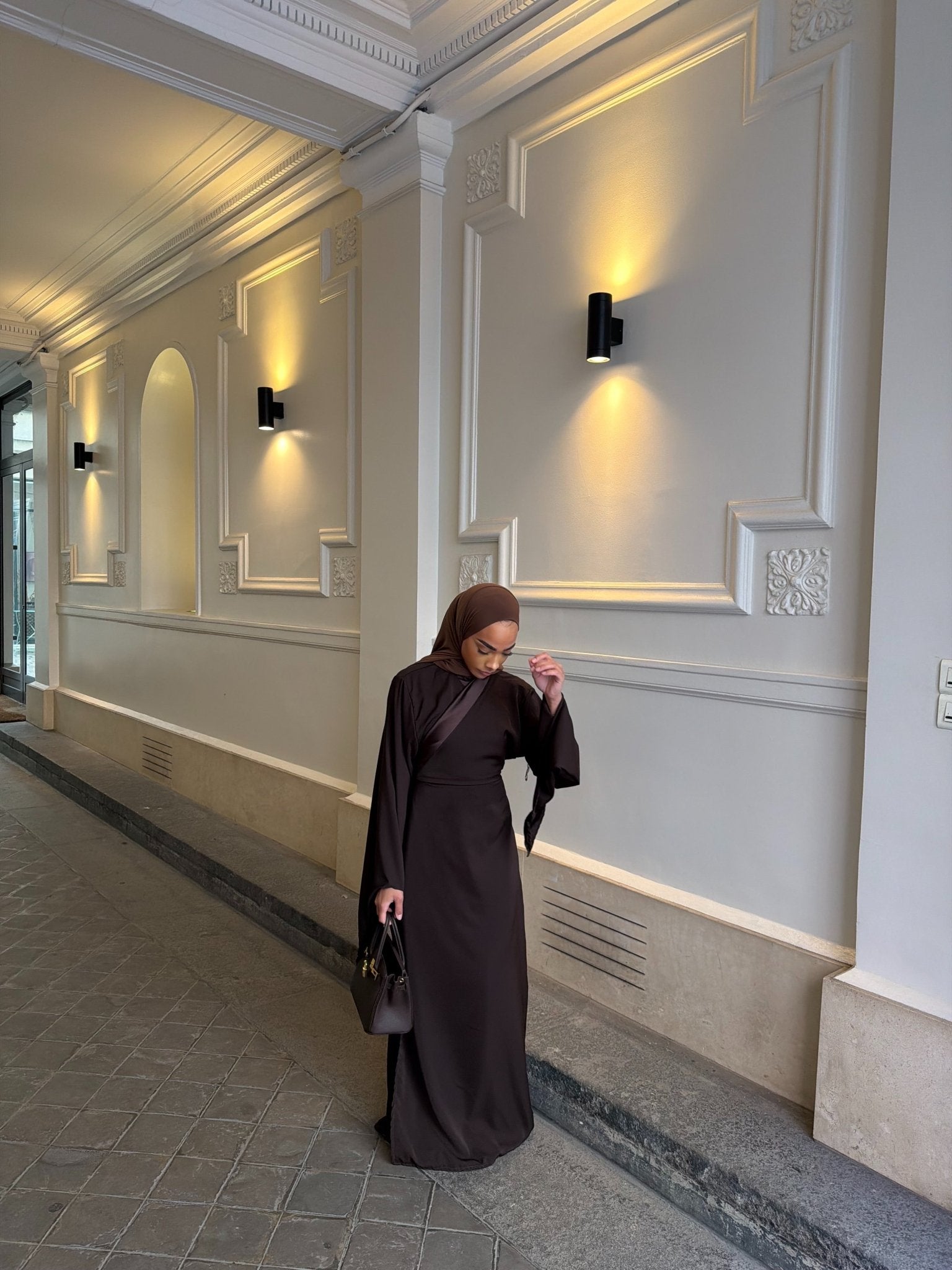 Abaya Orlando - Marron - TAHIRA