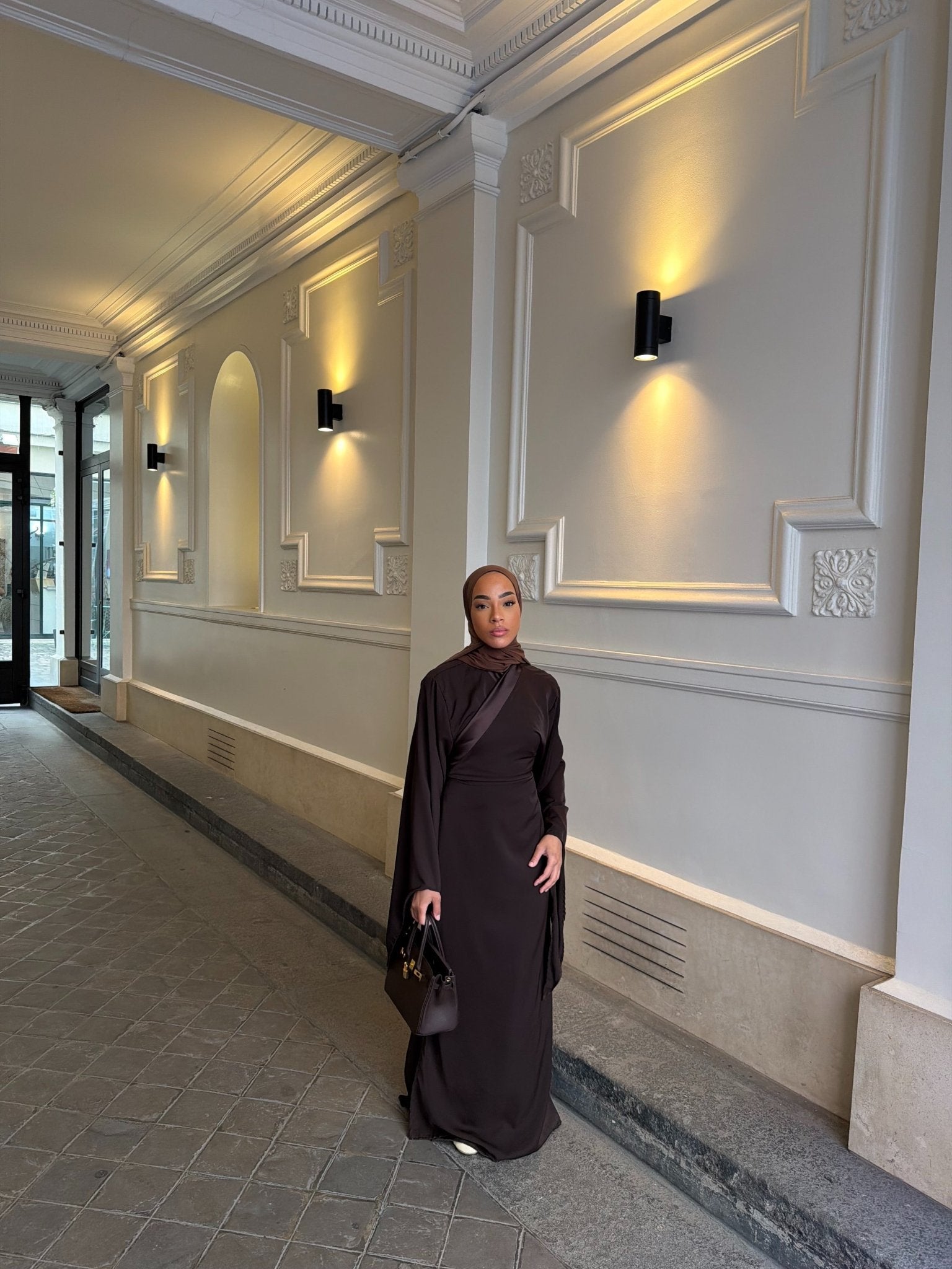 Abaya Orlando - Marron - TAHIRA