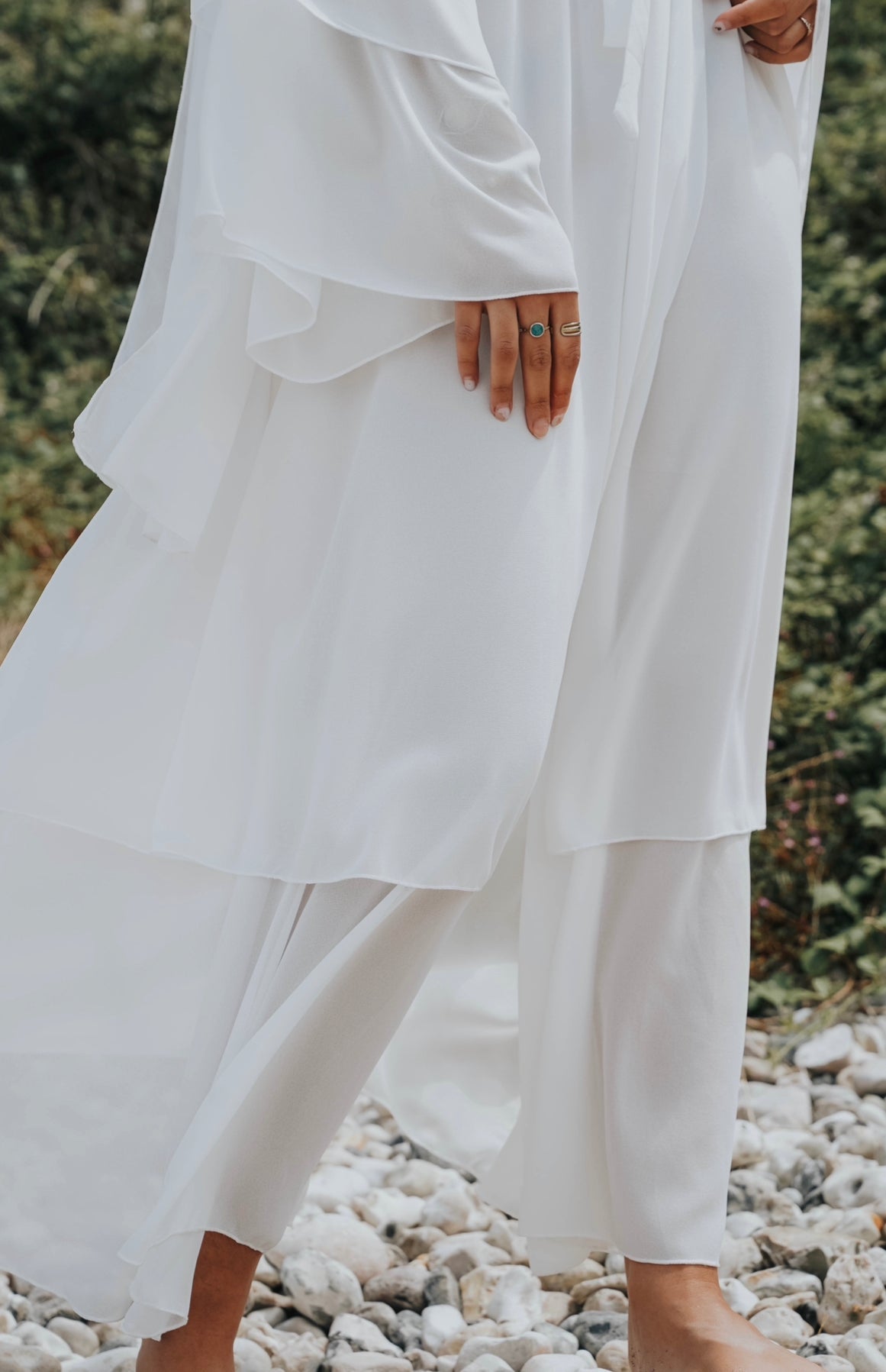 Abaya Valeria Blanc - TAHIRA