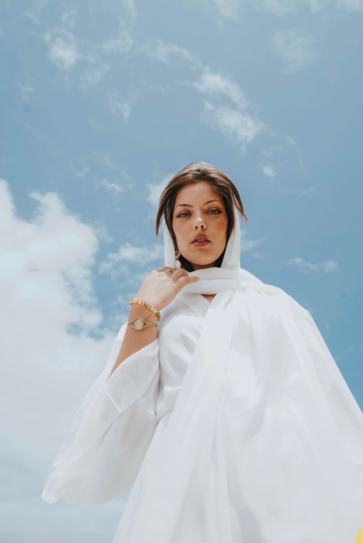 Abaya Valeria Blanc - TAHIRA