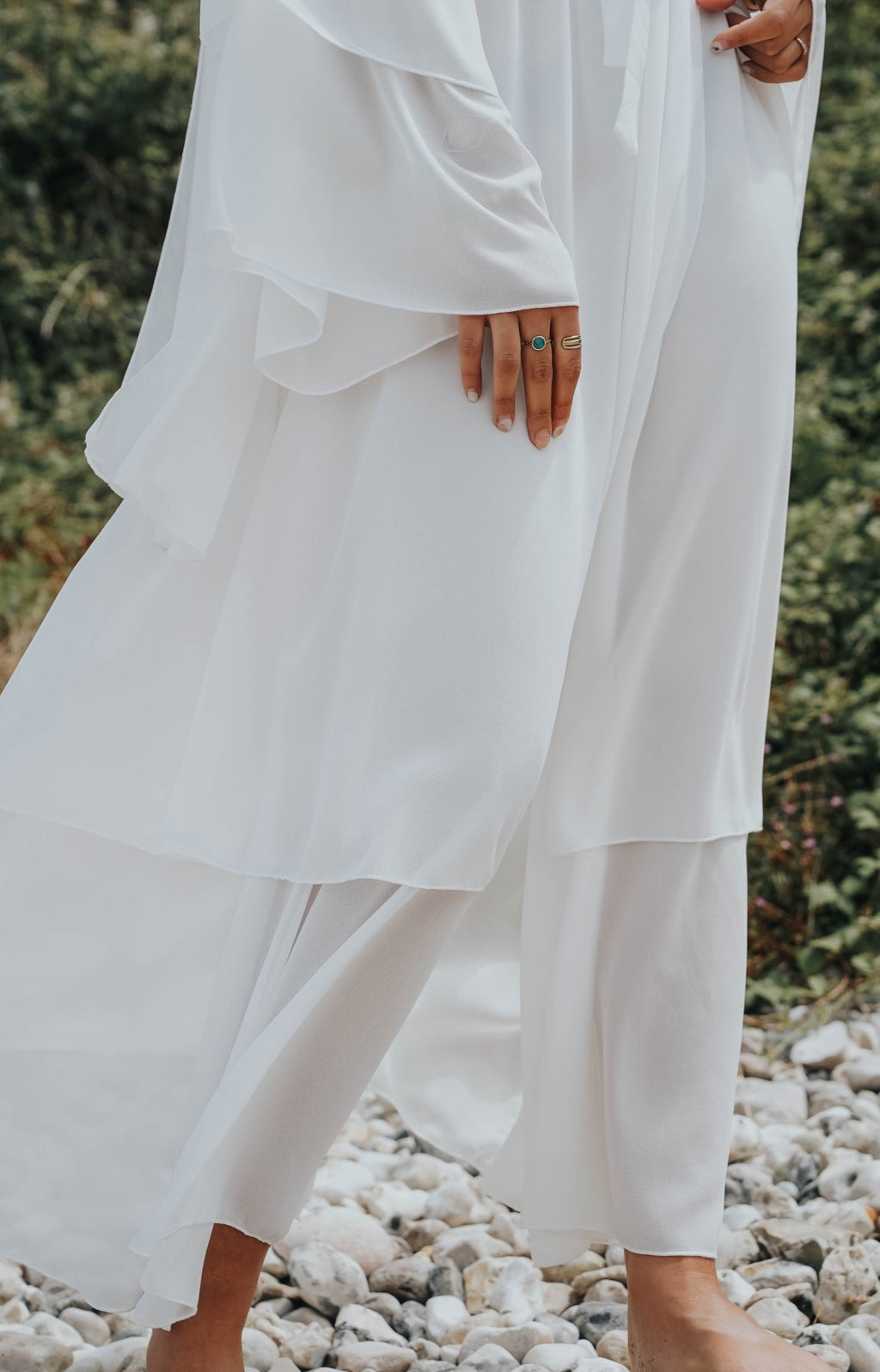Abaya Valeria Blanc - TAHIRA