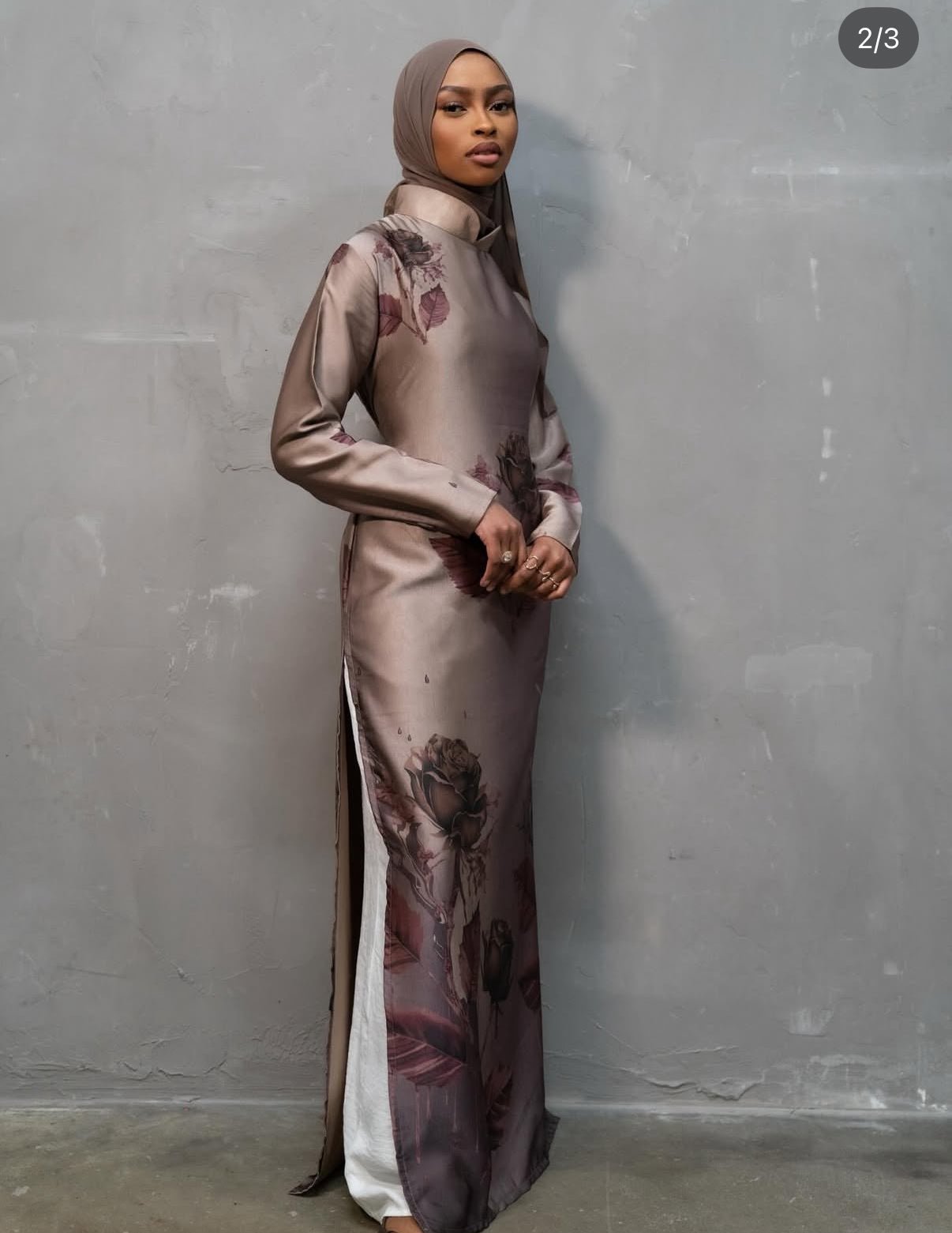 Abaya Yaki - Beige - TAHIRA