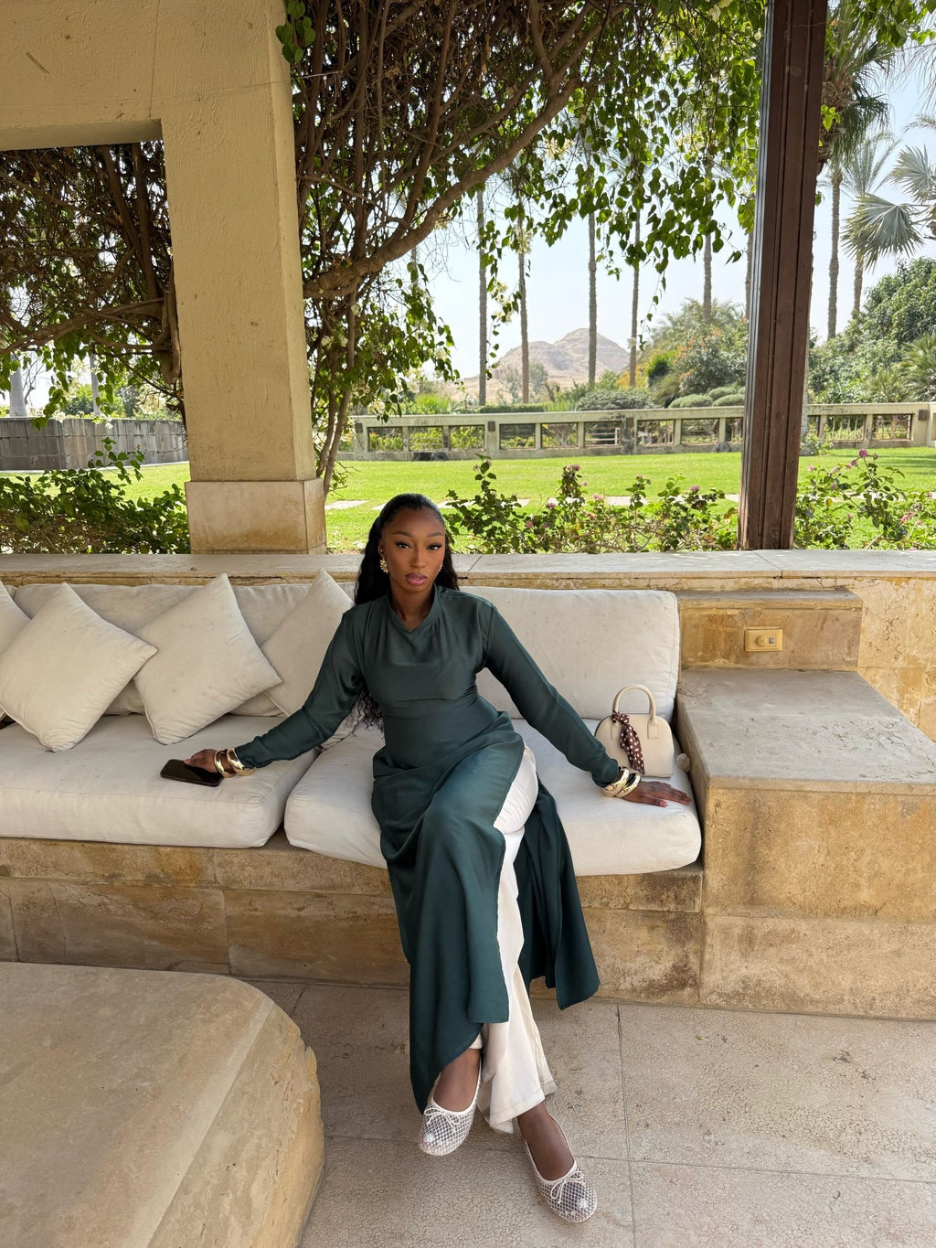 Abaya Yaki - Émeraude - TAHIRA