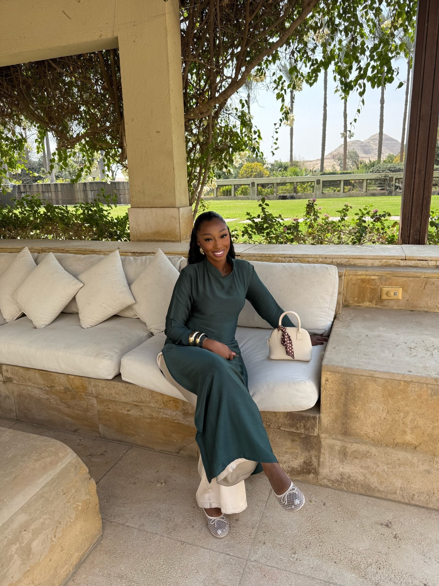 Abaya Yaki - Émeraude - TAHIRA