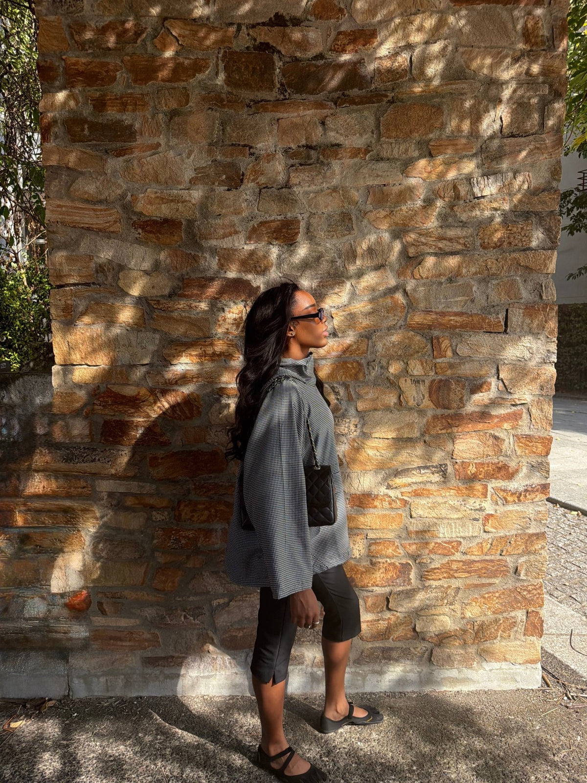 Anorak Amara - Noir-Blanc Vichy - TAHIRA