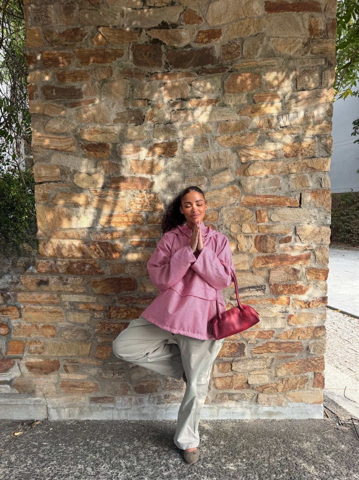 Anorak Amara - Rouge-Blanc Vichy - TAHIRA