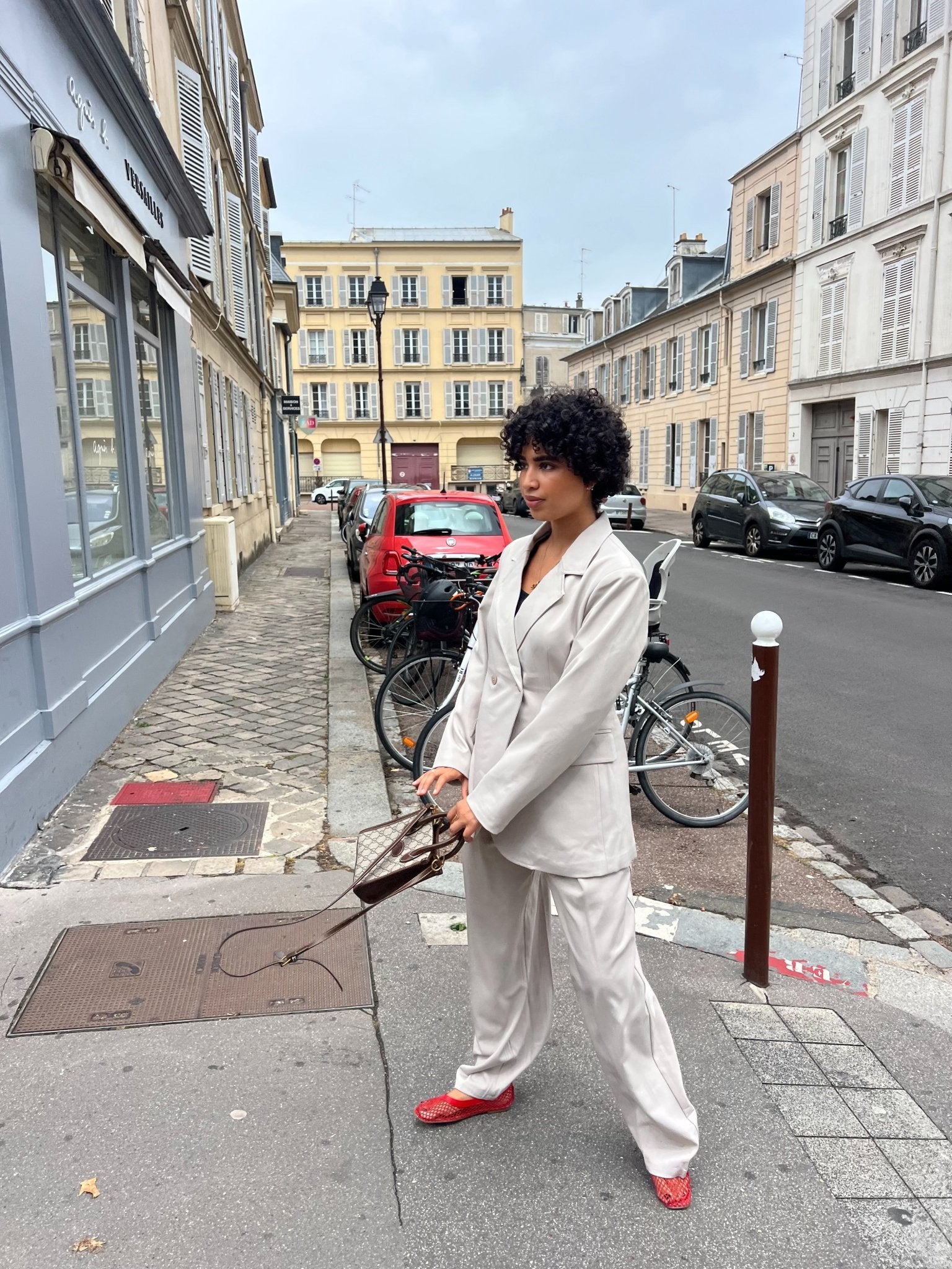 Blazer Doriane Gris/Taupe - TAHIRA