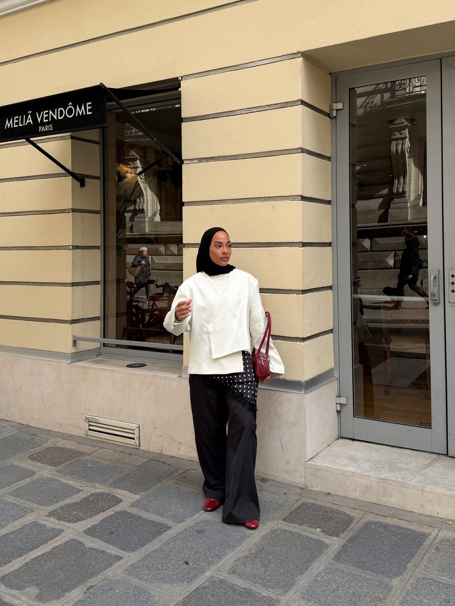 Blazer Oversized London Écru - TAHIRA