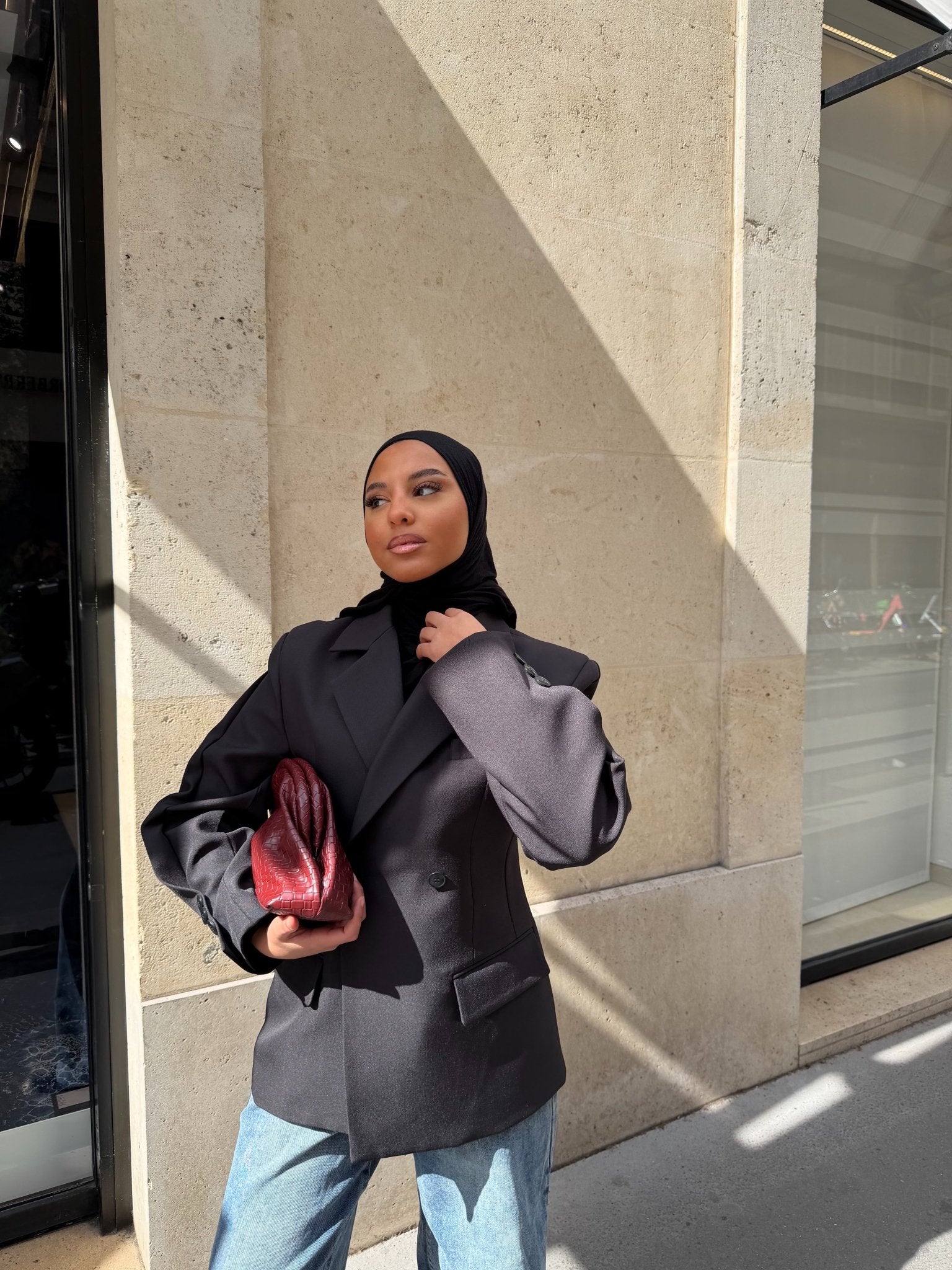 Blazer Venum Gris Anthracite Foncé - TAHIRA