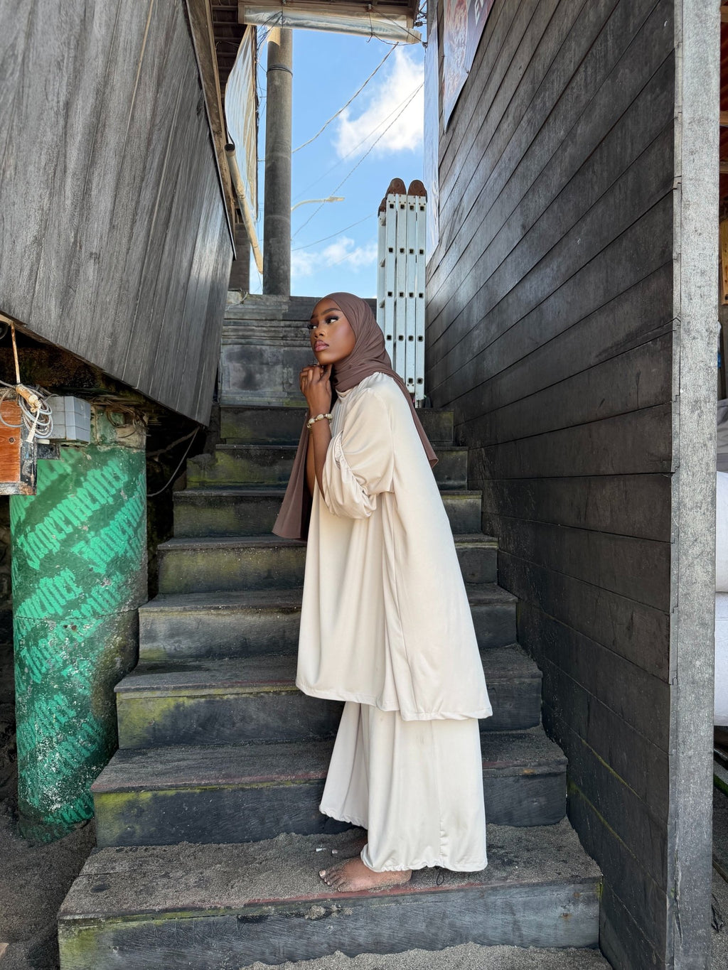 Burkini Houda Beige - TAHIRA