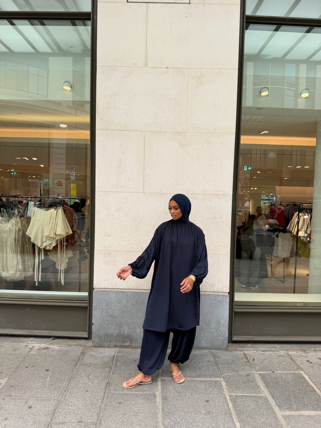Burkini Houda bleu nuit - TAHIRA