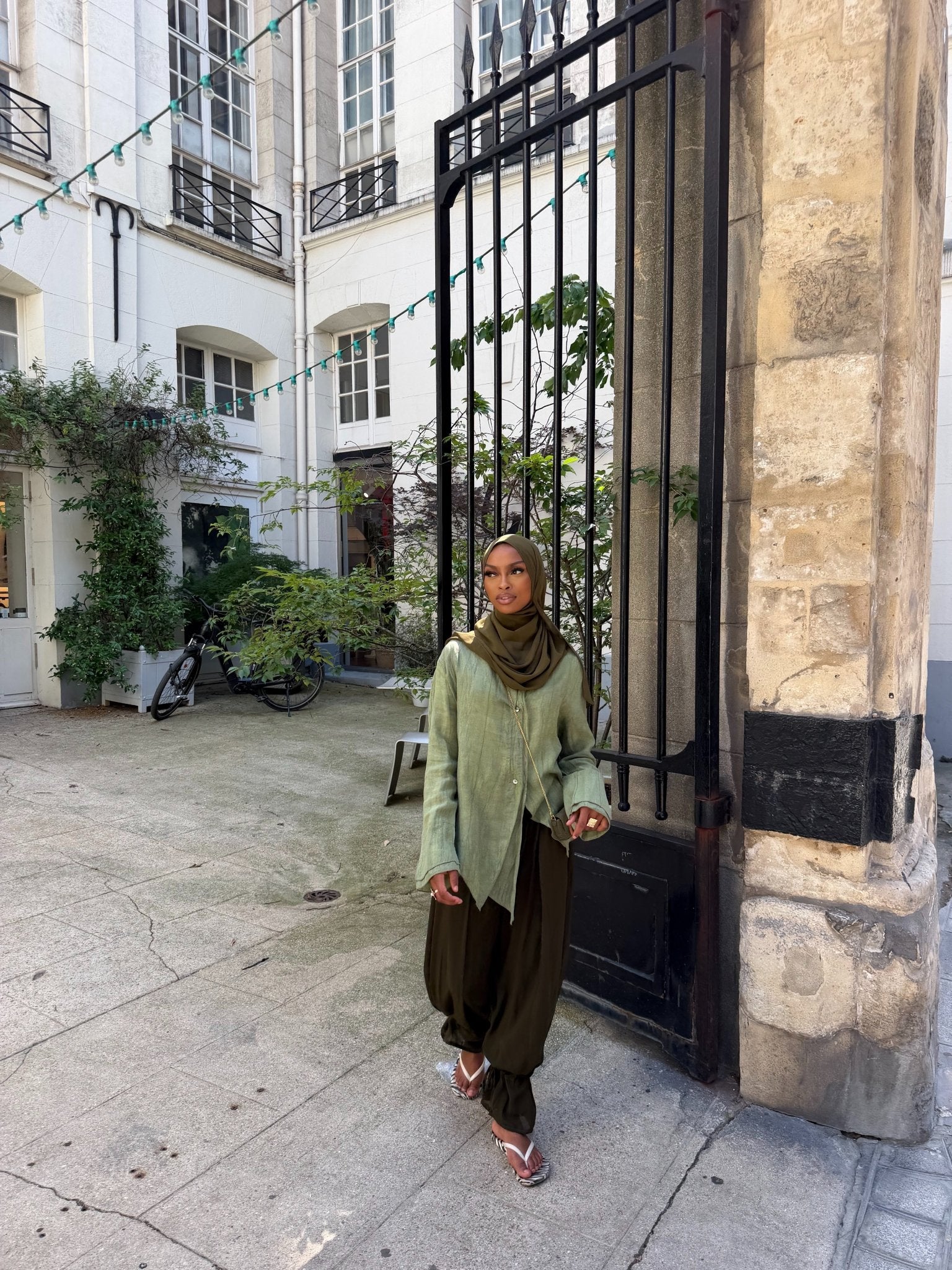 Chemise Augustine - Kaki - TAHIRA