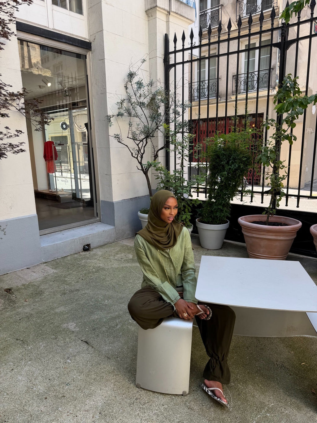 Chemise Augustine - Kaki - TAHIRA