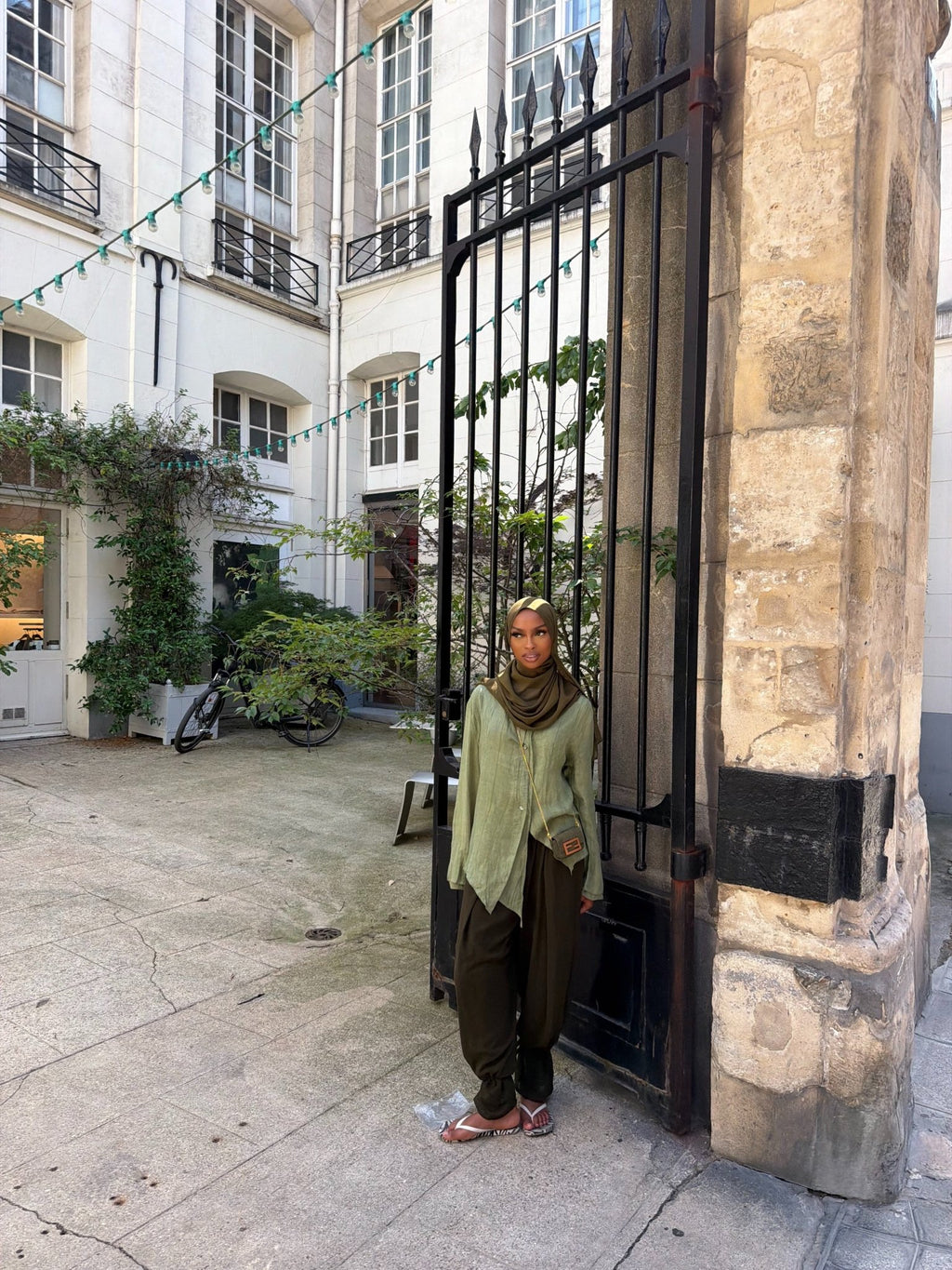Chemise Augustine - Kaki - TAHIRA