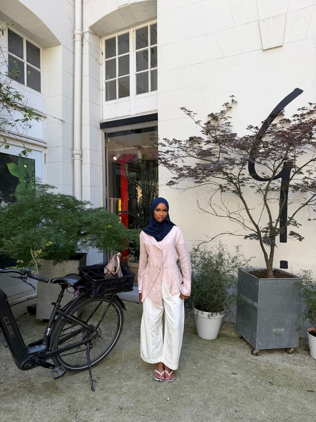 Chemise Augustine - Rose Pâle - TAHIRA