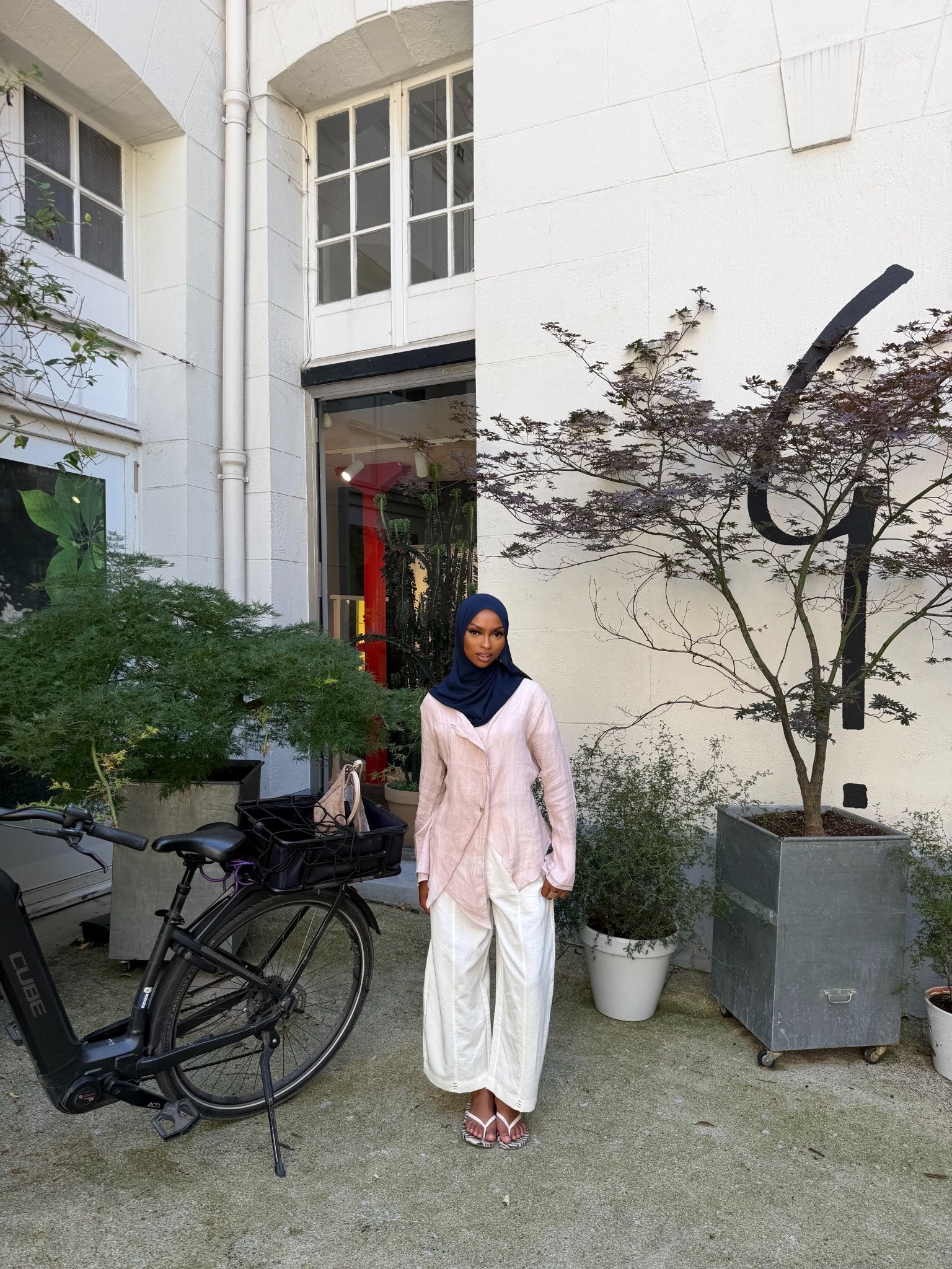 Chemise Augustine - Rose Pâle - TAHIRA