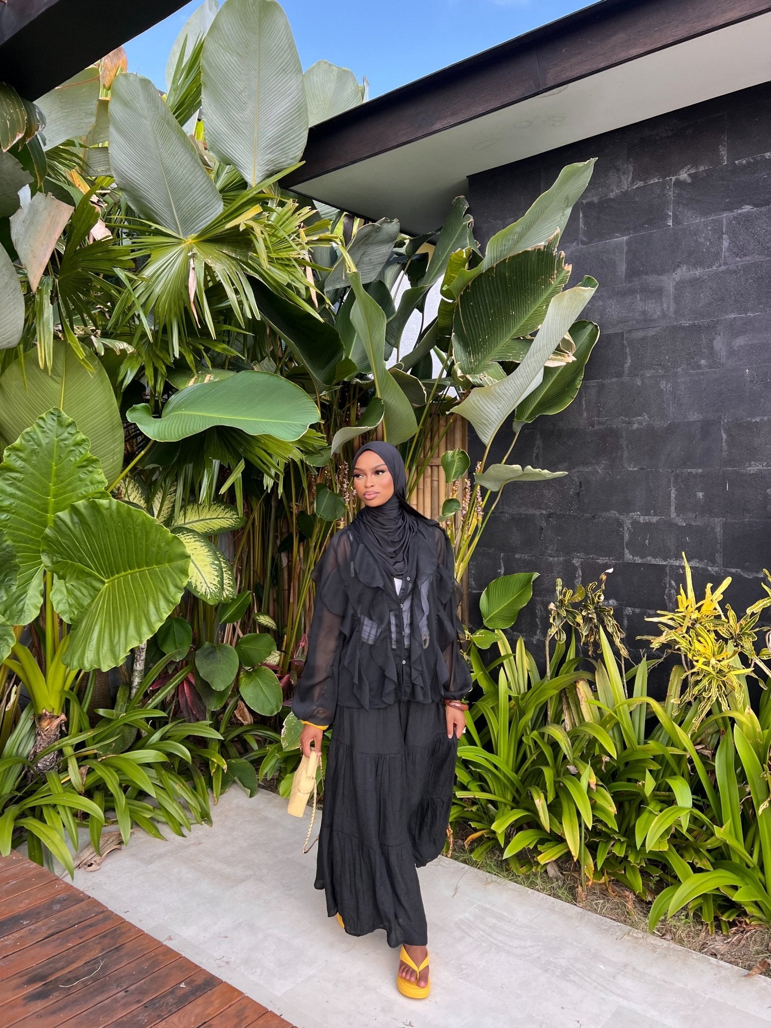 Chemise Élise - Noir - TAHIRA