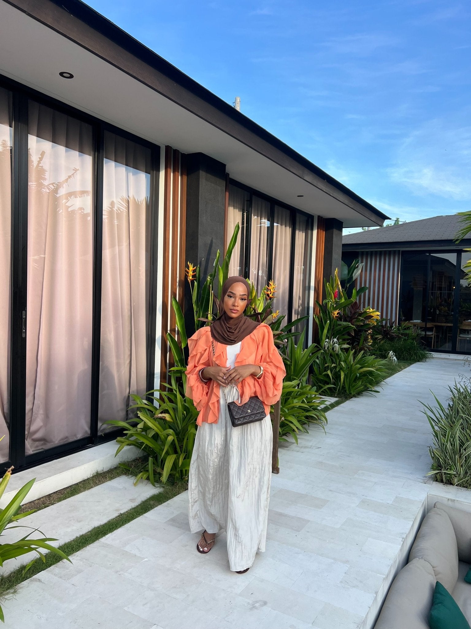 Chemise Élise - Orange - TAHIRA