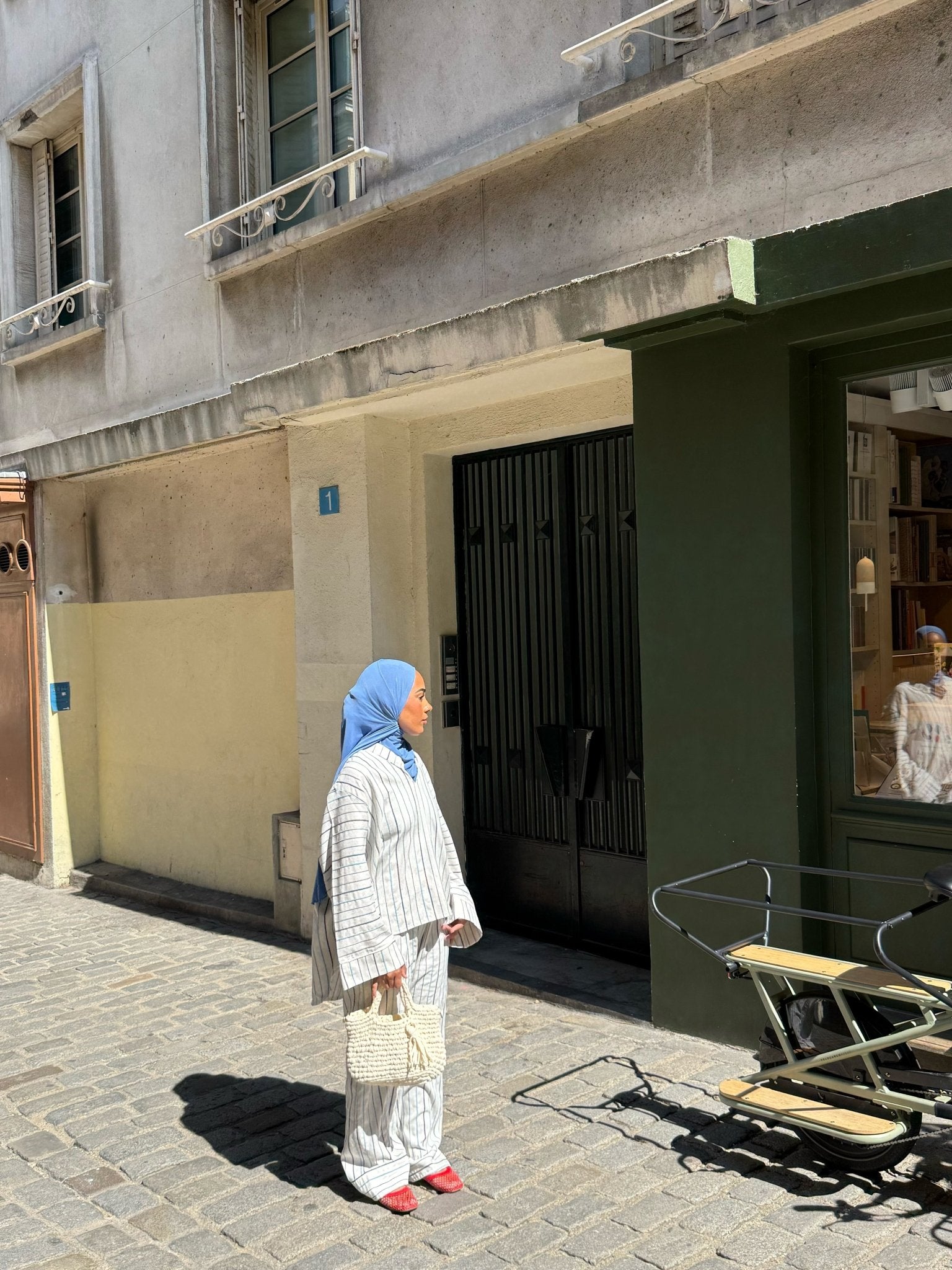Chemise Ritchy ( Rayure Bleu ) - TAHIRA