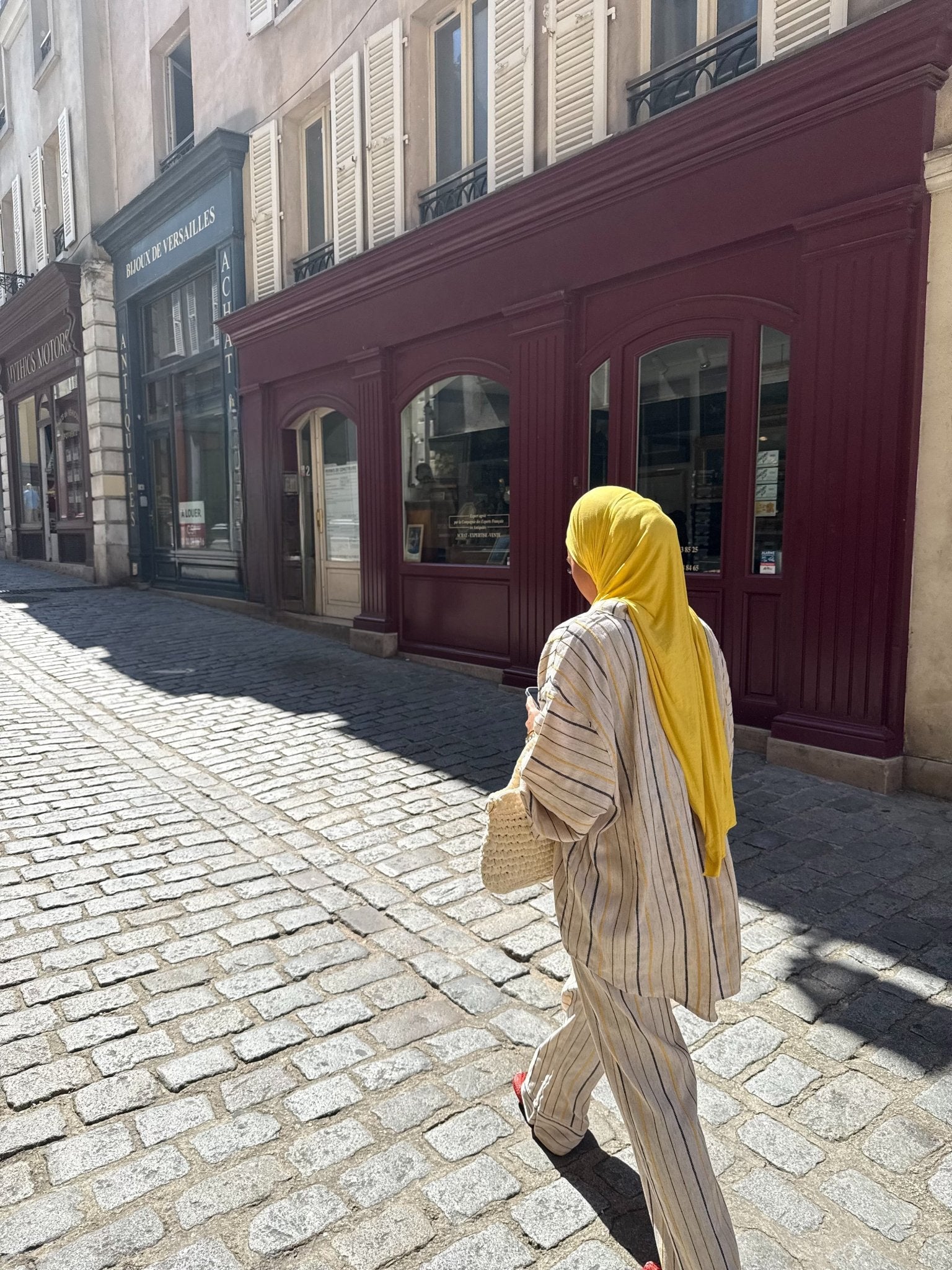Chemise Ritchy ( Rayure Jaune ) - TAHIRA