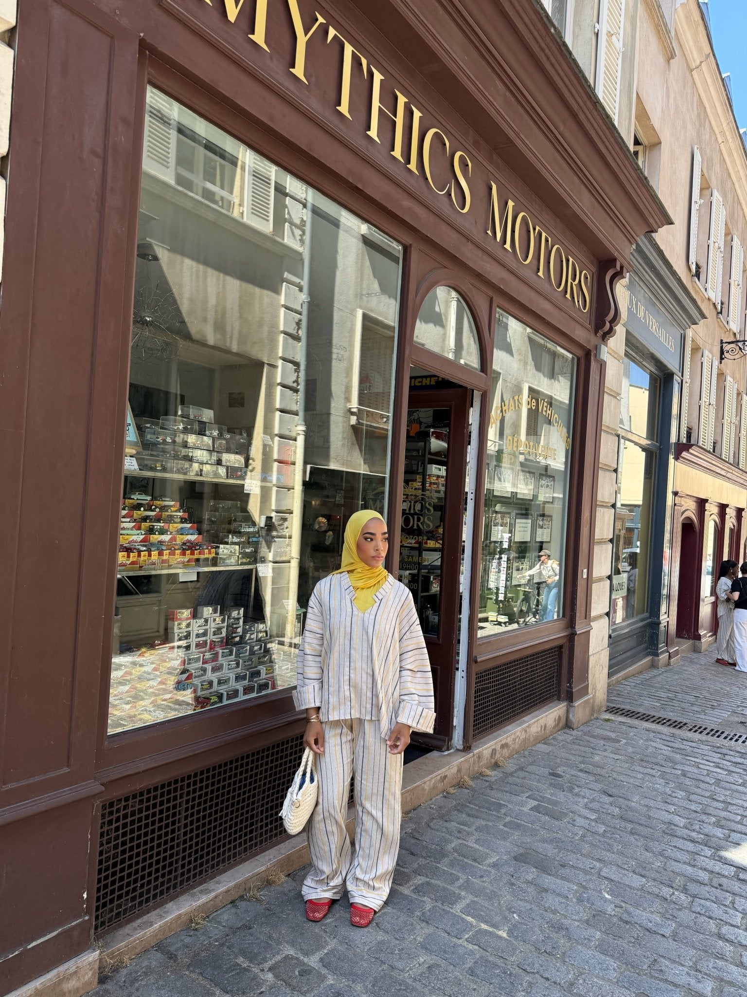 Chemise Ritchy ( Rayure Jaune ) - TAHIRA
