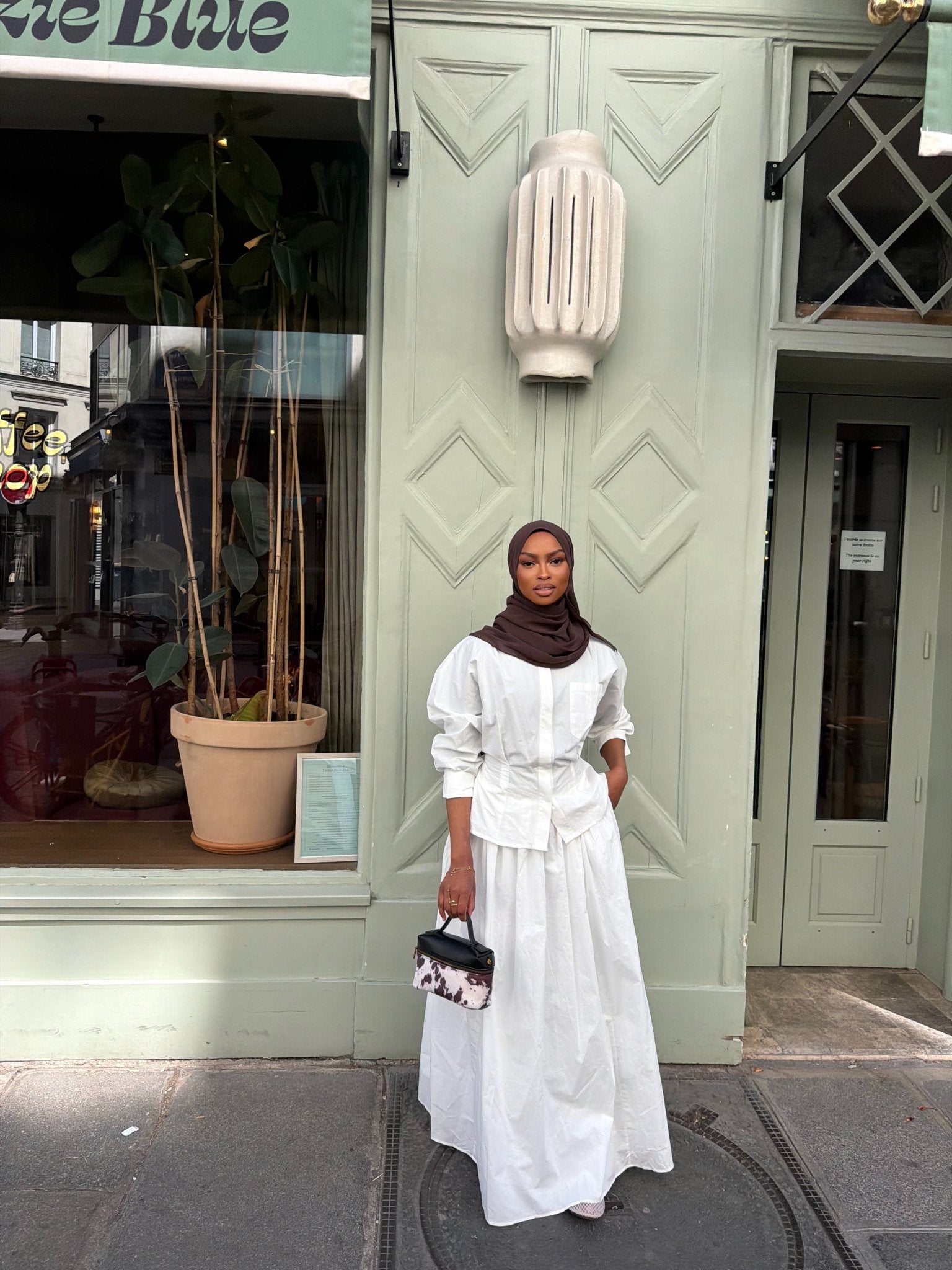 Chemise Torrento Blanc ajustable - TAHIRA