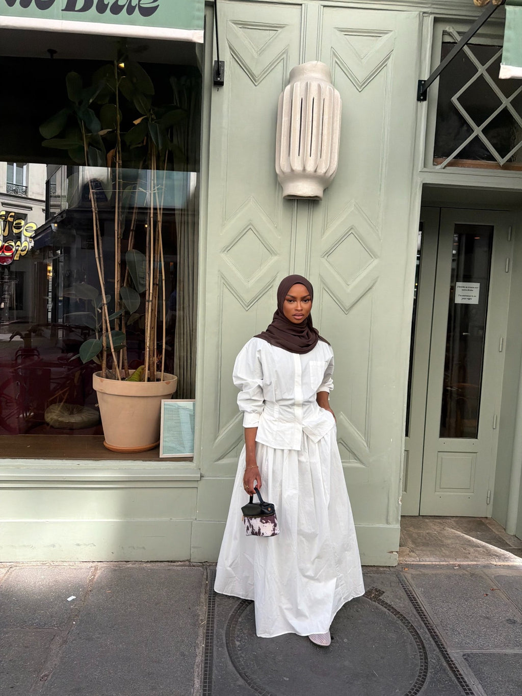 Chemise Torrento Blanc ajustable - TAHIRA