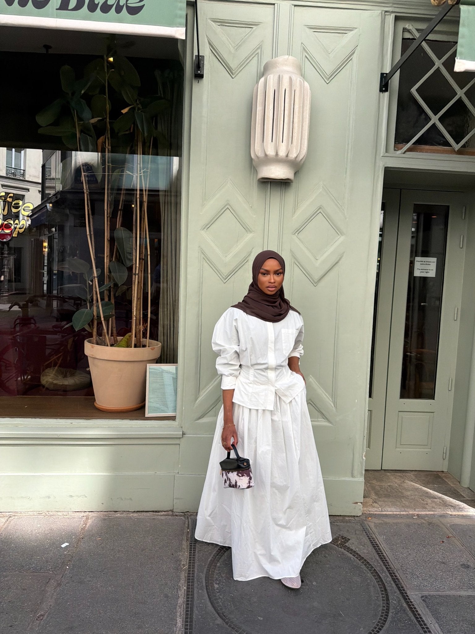 Chemise Torrento Blanc ajustable - TAHIRA