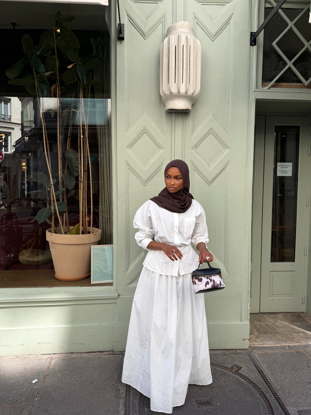 Chemise Torrento Blanc ajustable - TAHIRA