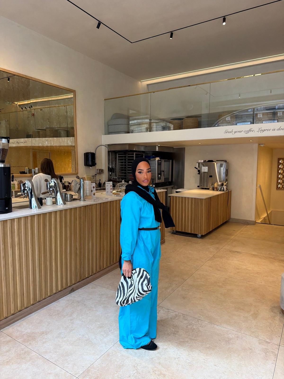 Combinaison Amira - Bleu turquoise - TAHIRA