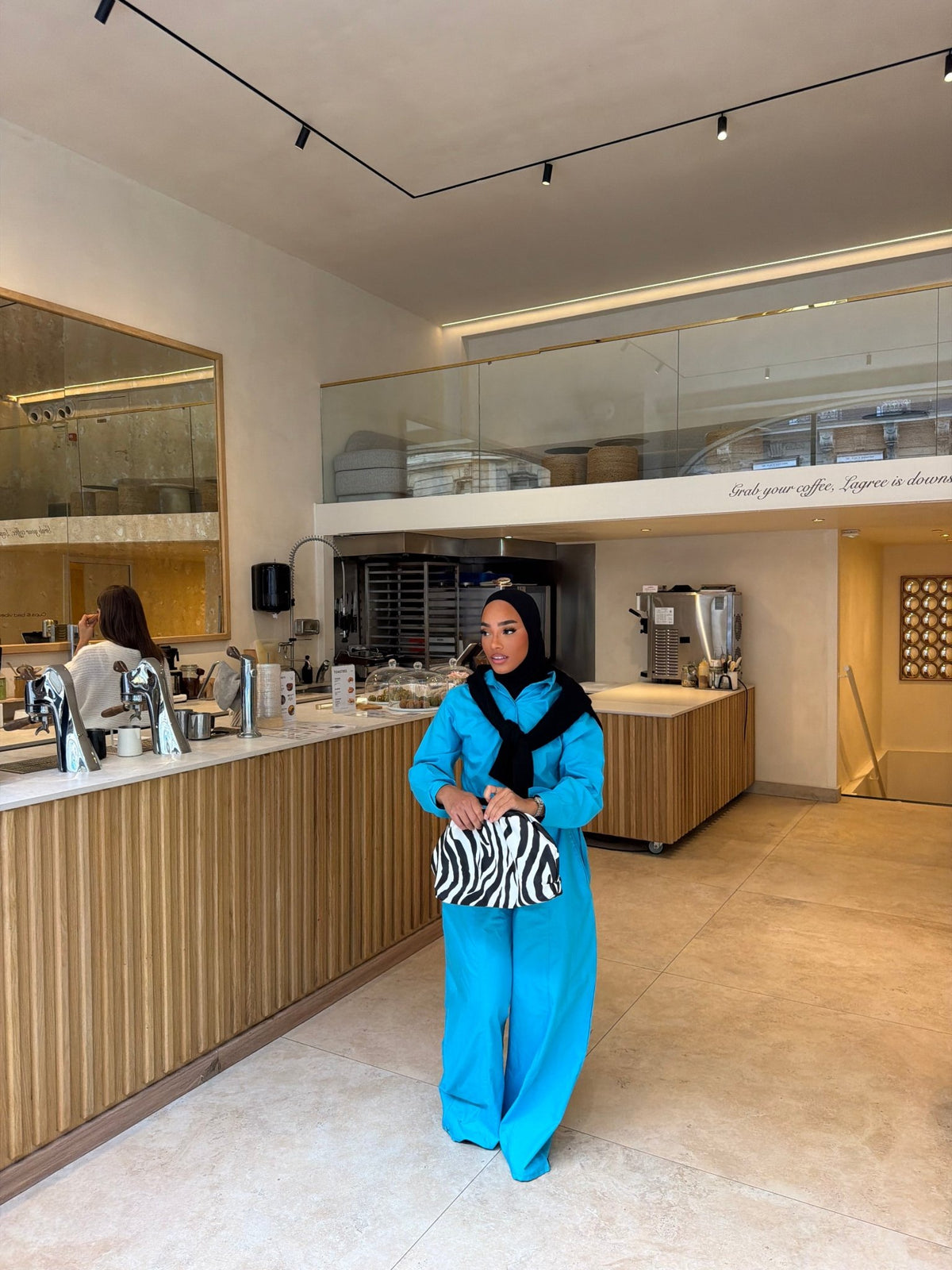 Combinaison Amira - Bleu turquoise - TAHIRA