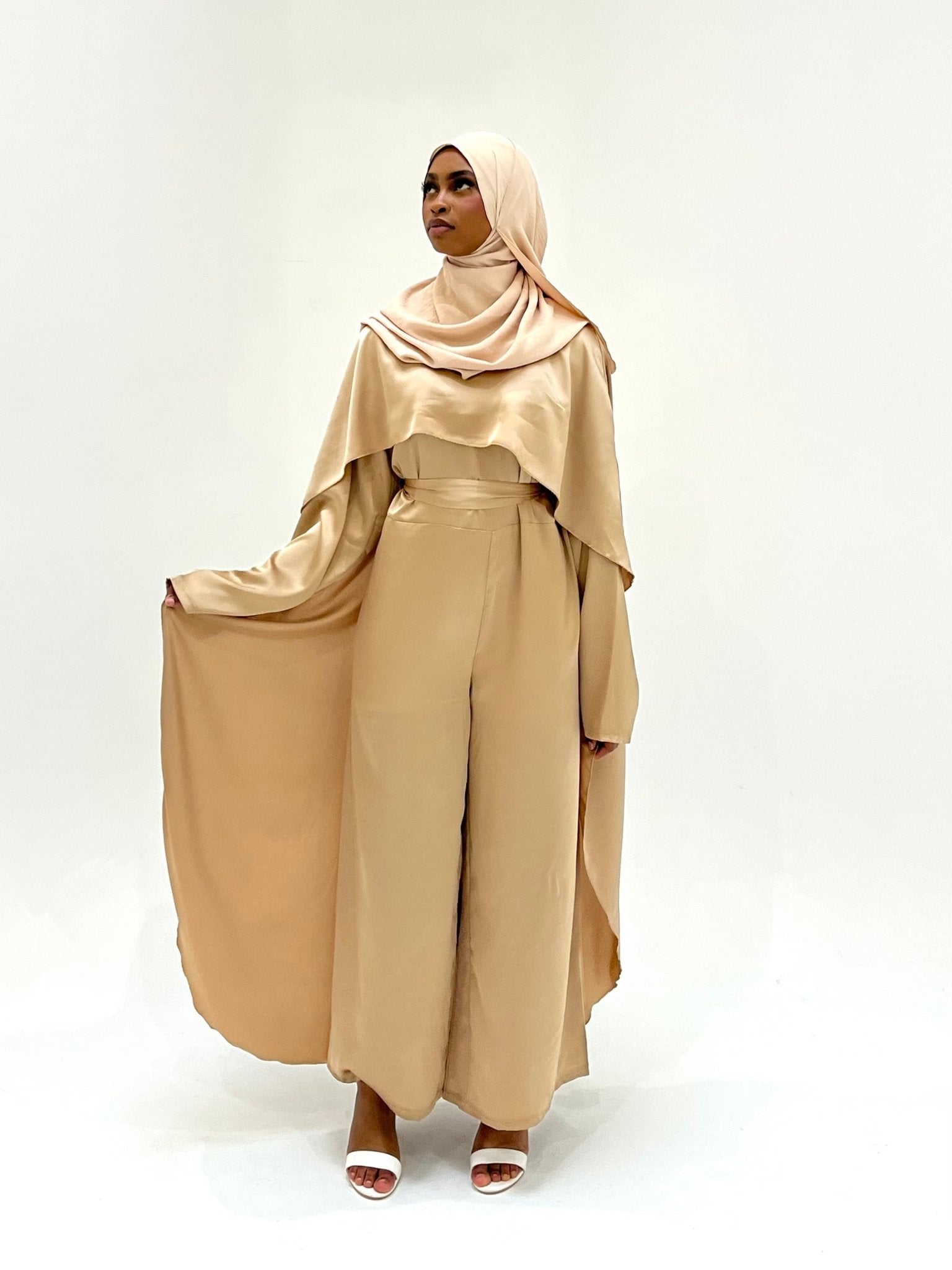 Combinaison Orelle Beige Camelle - TAHIRA