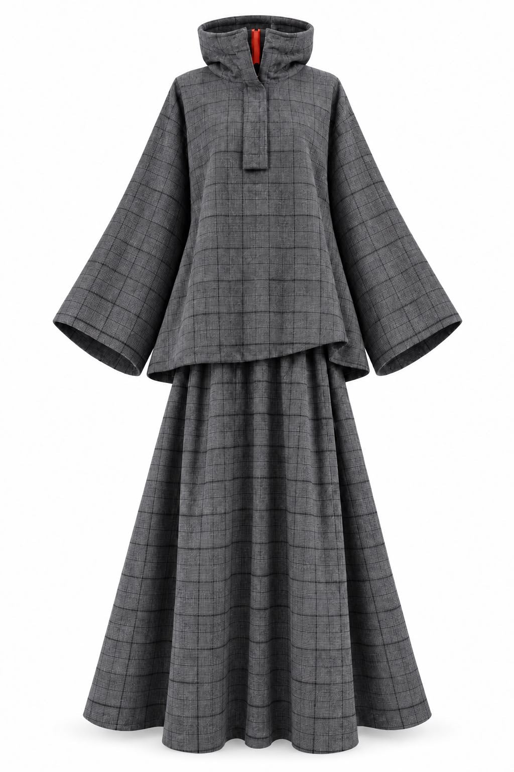 Ensemble Alicante Anthracite (Carreaux noir) (Précommande 7 jours ouvrés) - TAHIRA